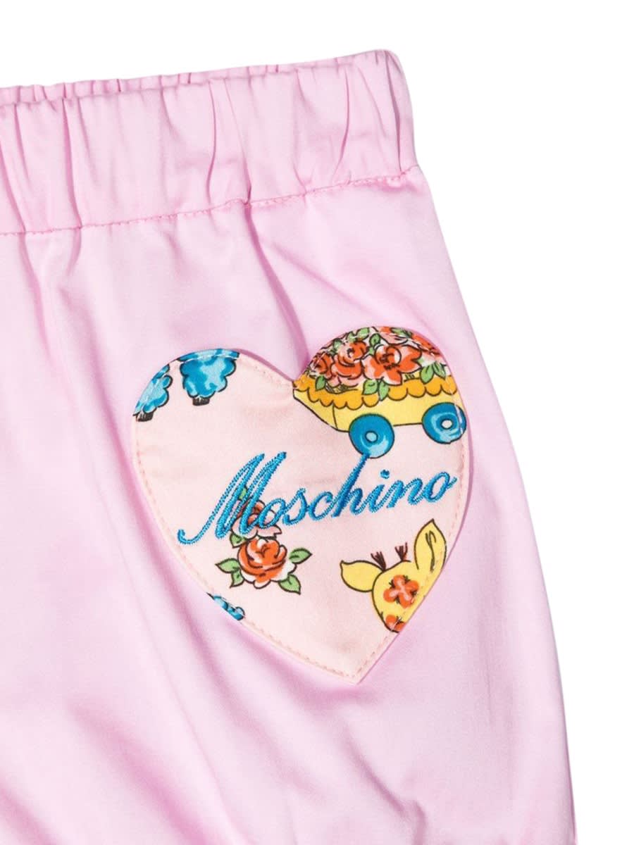 Shop Moschino Shorts In Pink