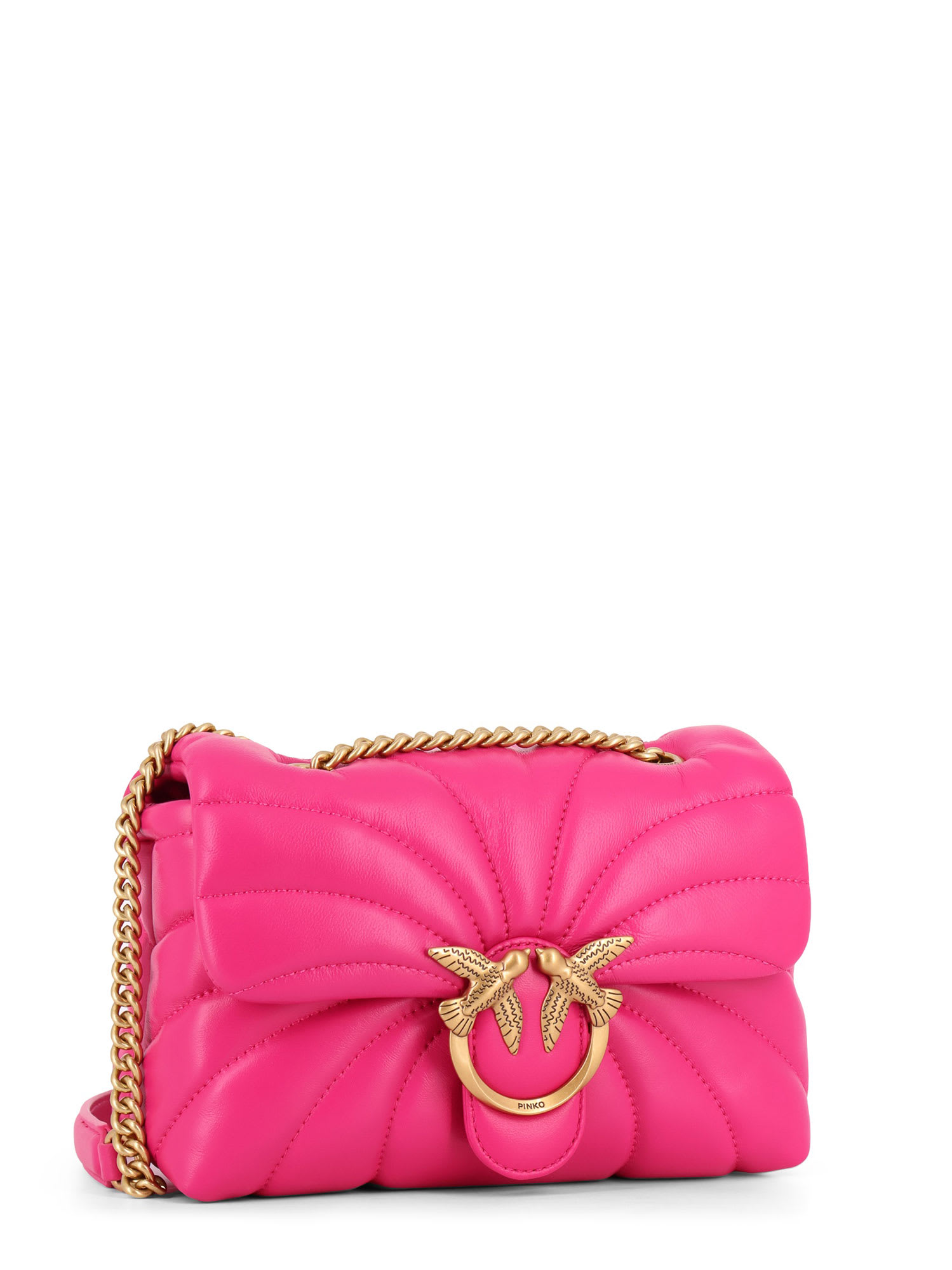 Shop Pinko Shoulder Bag In Pink