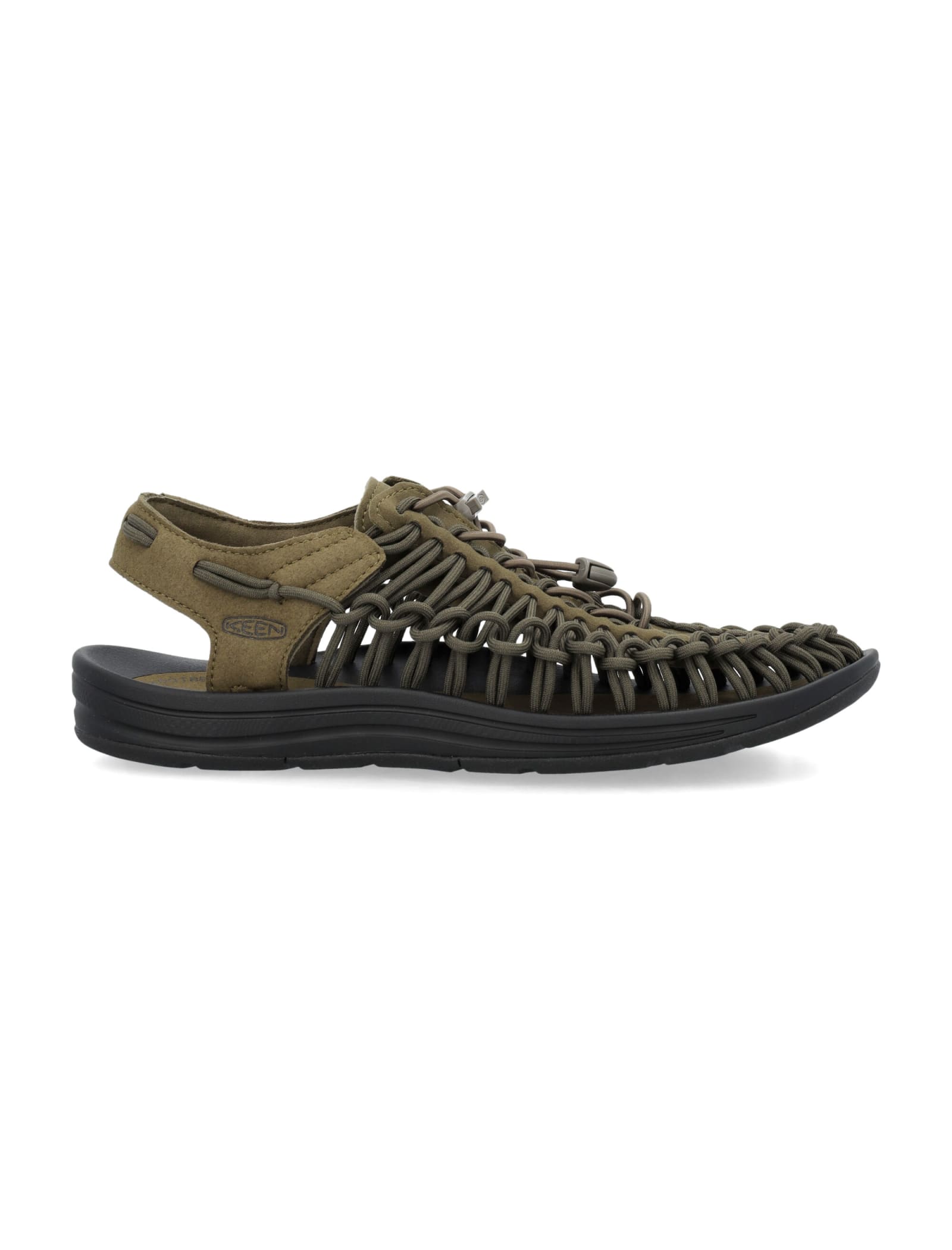 Shop Keen Uneek Sandals In Dark Olive