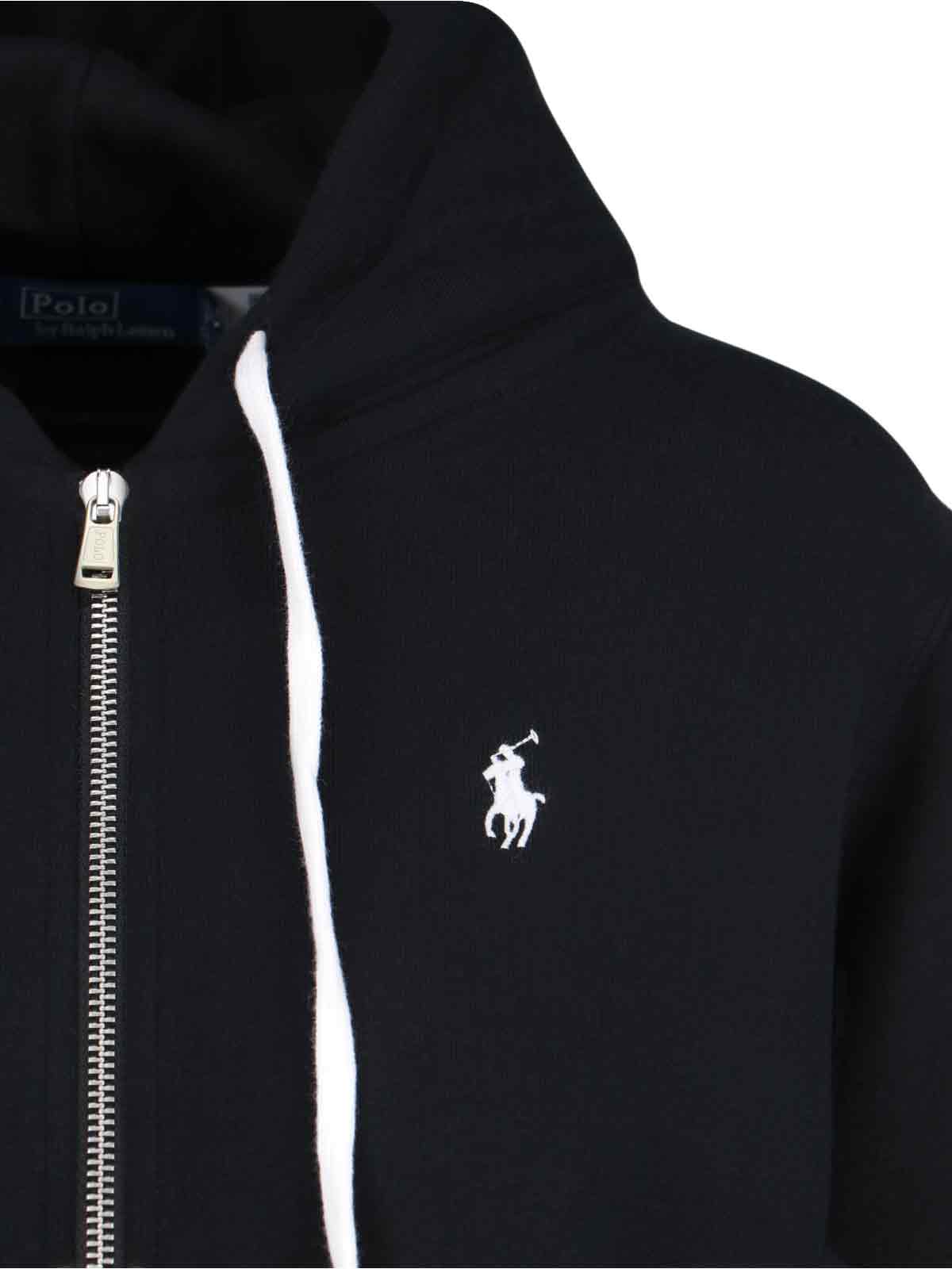 Shop Polo Ralph Lauren Logo Zip Sweatshirt