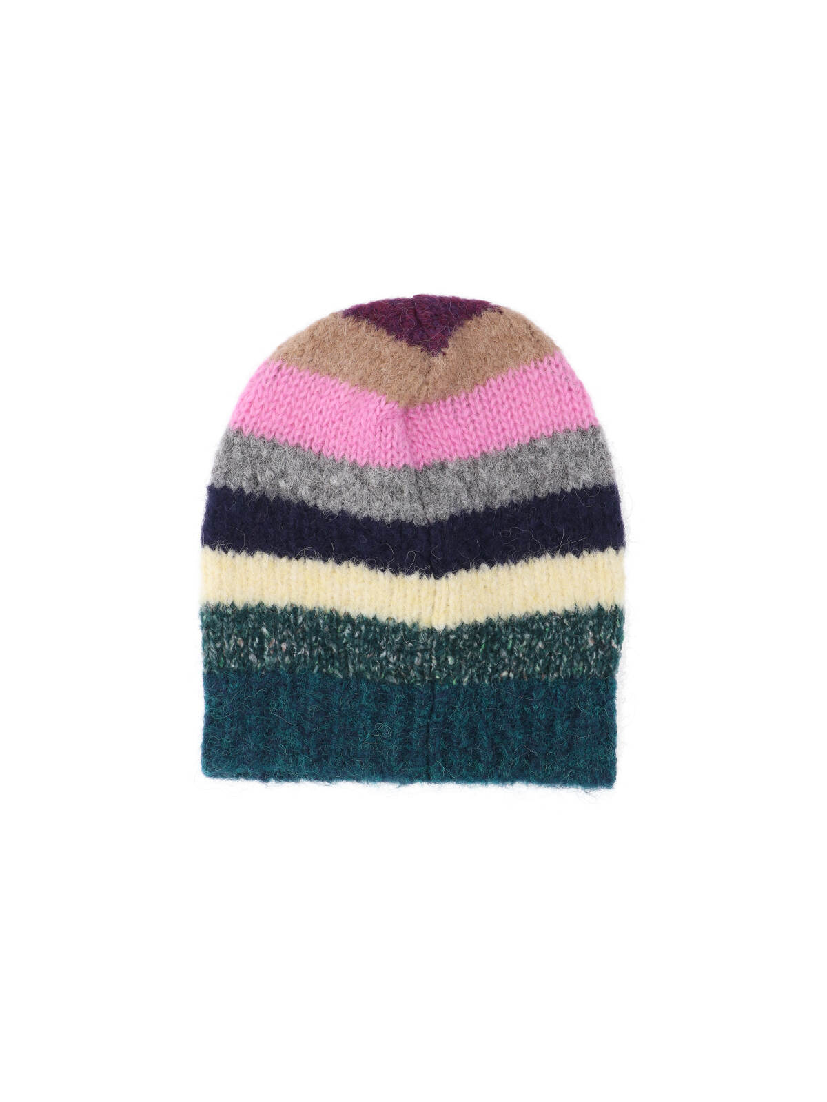 Erl Striped Soft Texture Hat For Everyday Wear In Multi