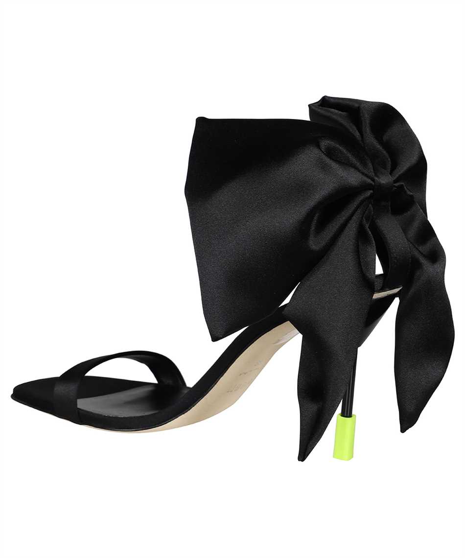 Msgm Bow Detail Sandals In Black