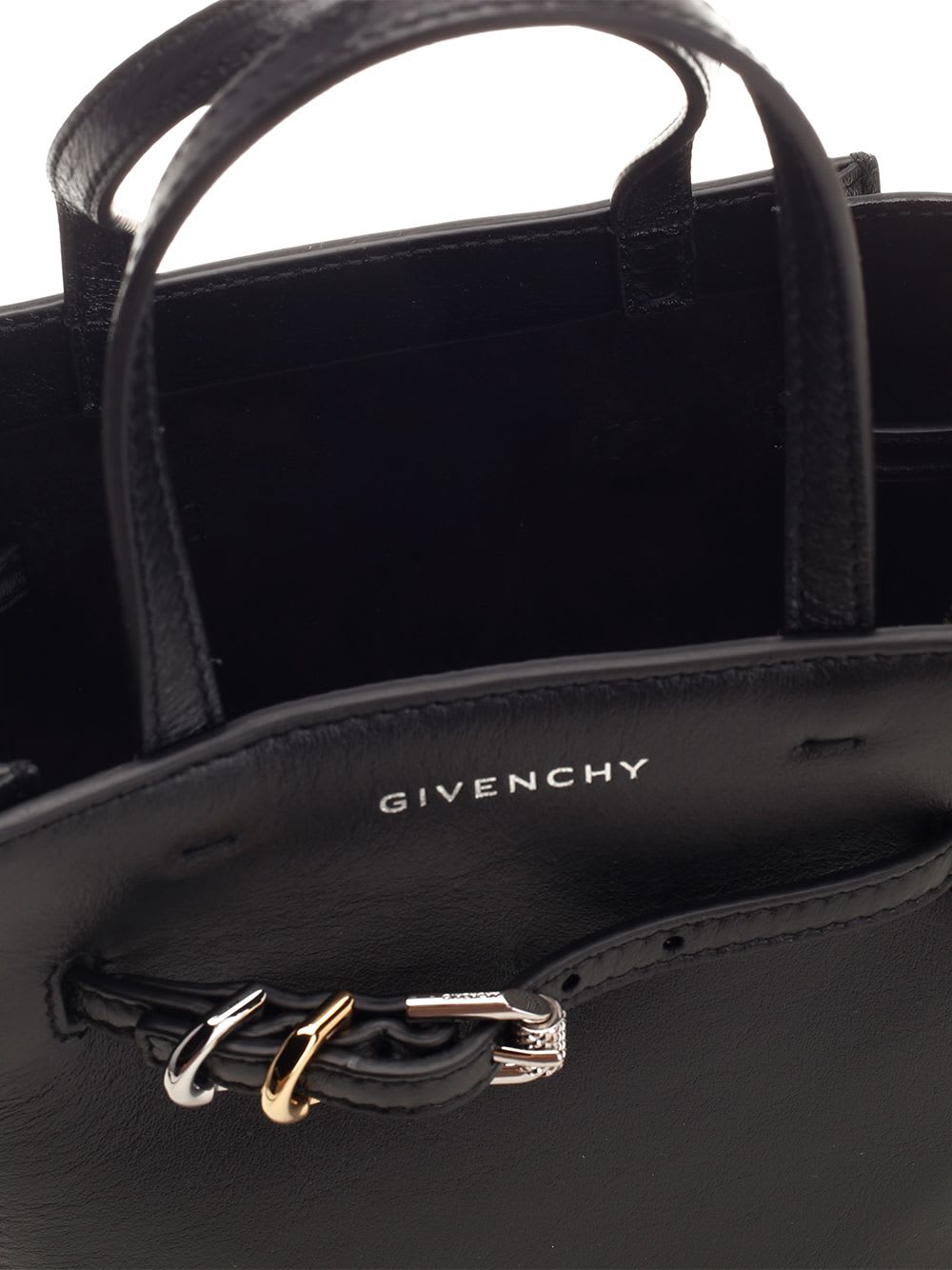 Shop Givenchy Voyou Mini Tote In Black