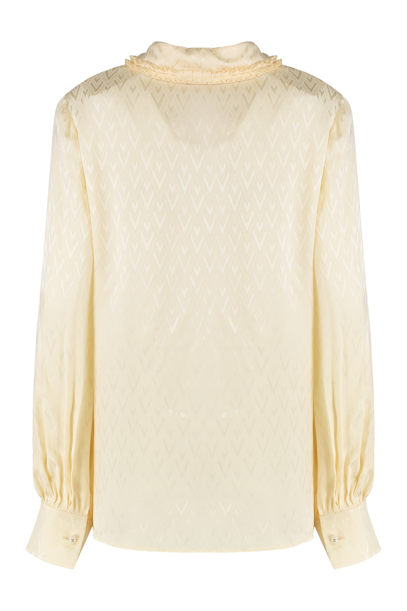 Valentino Garavani Cream Silk Shirt