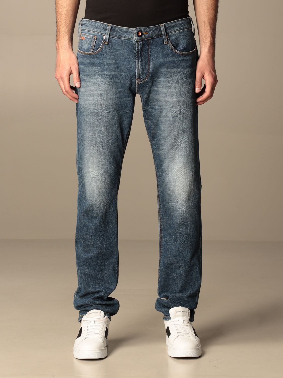 Emporio Armani Jeans Emporio Armani Jeans In Used Stretch Denim