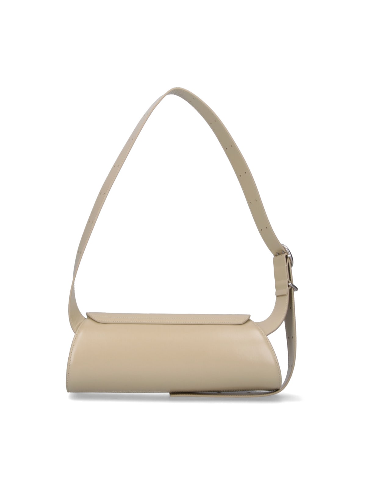 Jil Sander Small Shoulder Bag Cannolo In White