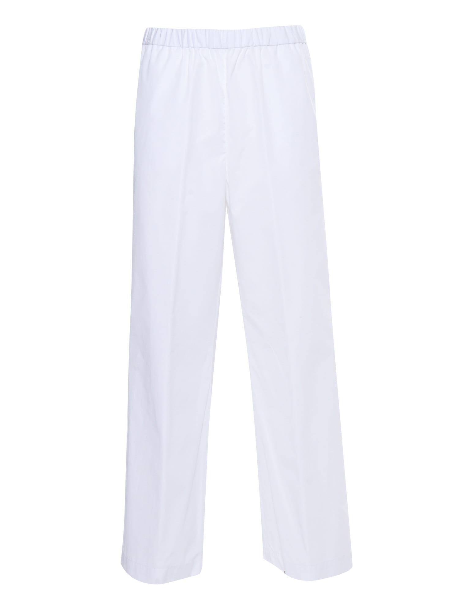 Shop Aspesi White Trousers