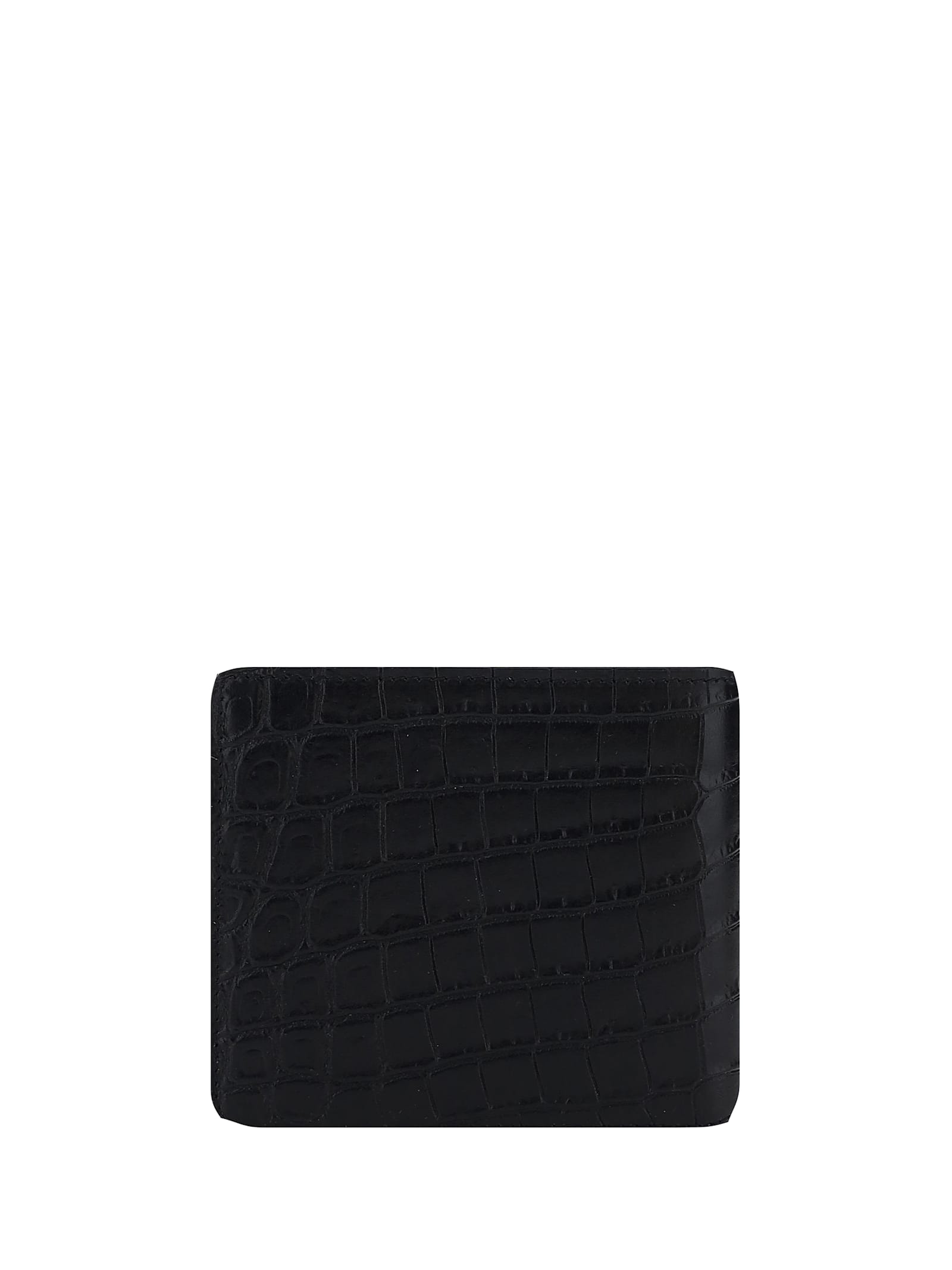 Shop Saint Laurent Wallet In Nero