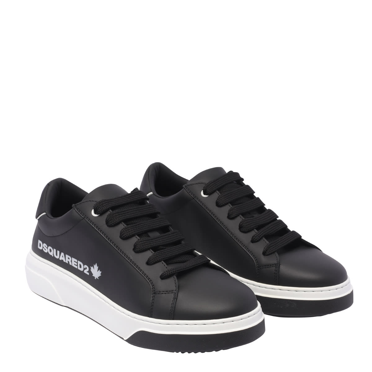 Shop Dsquared2 Bumper Sneakers In Black