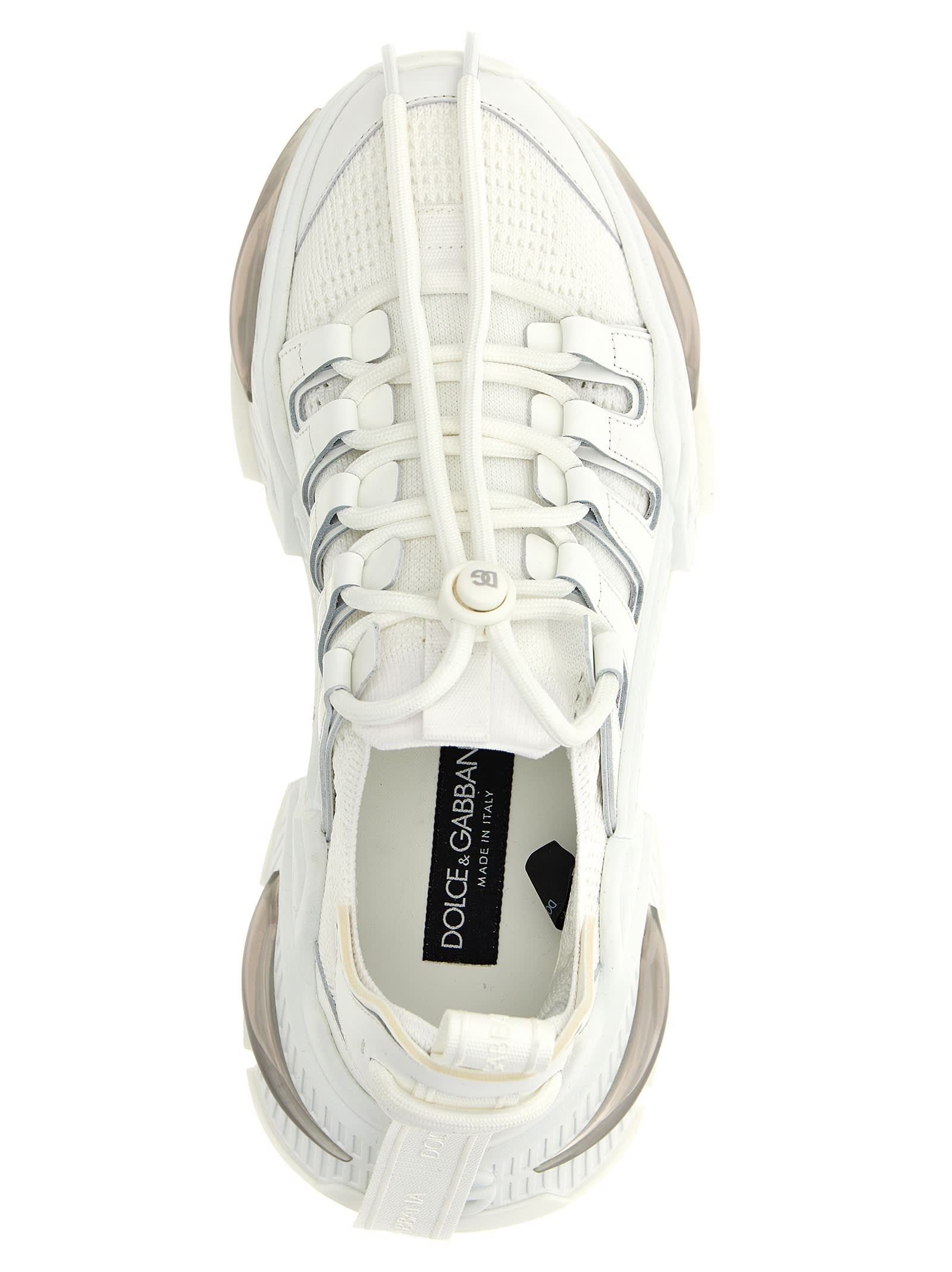 Shop Dolce & Gabbana Airmaster Sneakers In White