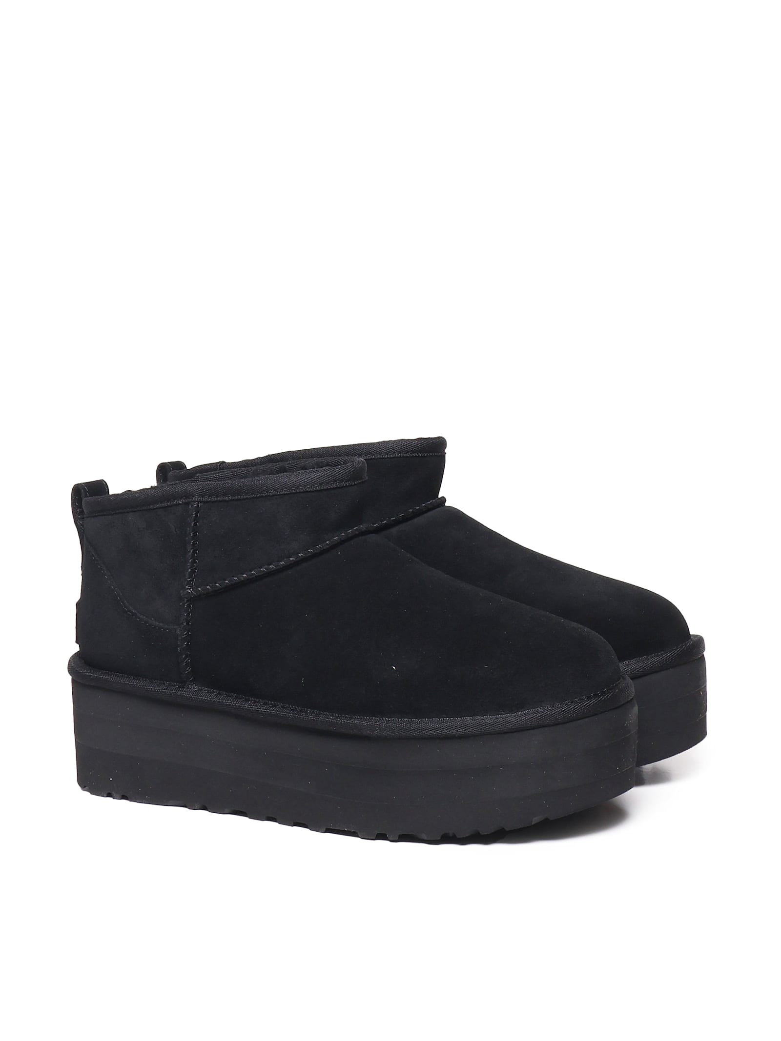 Ugg Classic Ultra Mini Platform Boots In Black