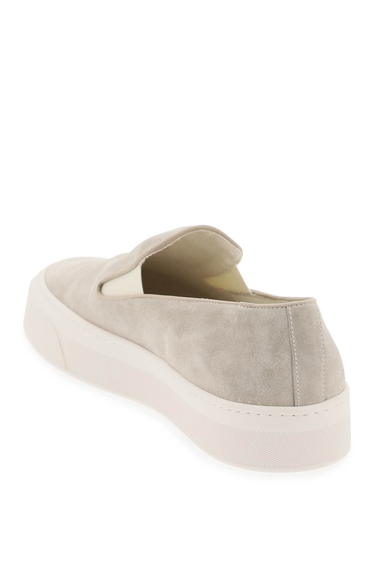 Shop Common Projects Slip-on Sneakers In Warm Grey (grey)