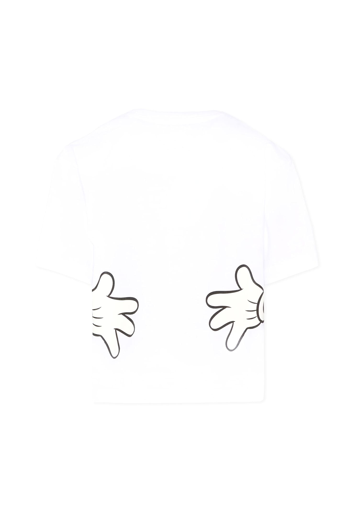 Marc Jacobs White T-shirt For Kids With Mickey Mouse In White