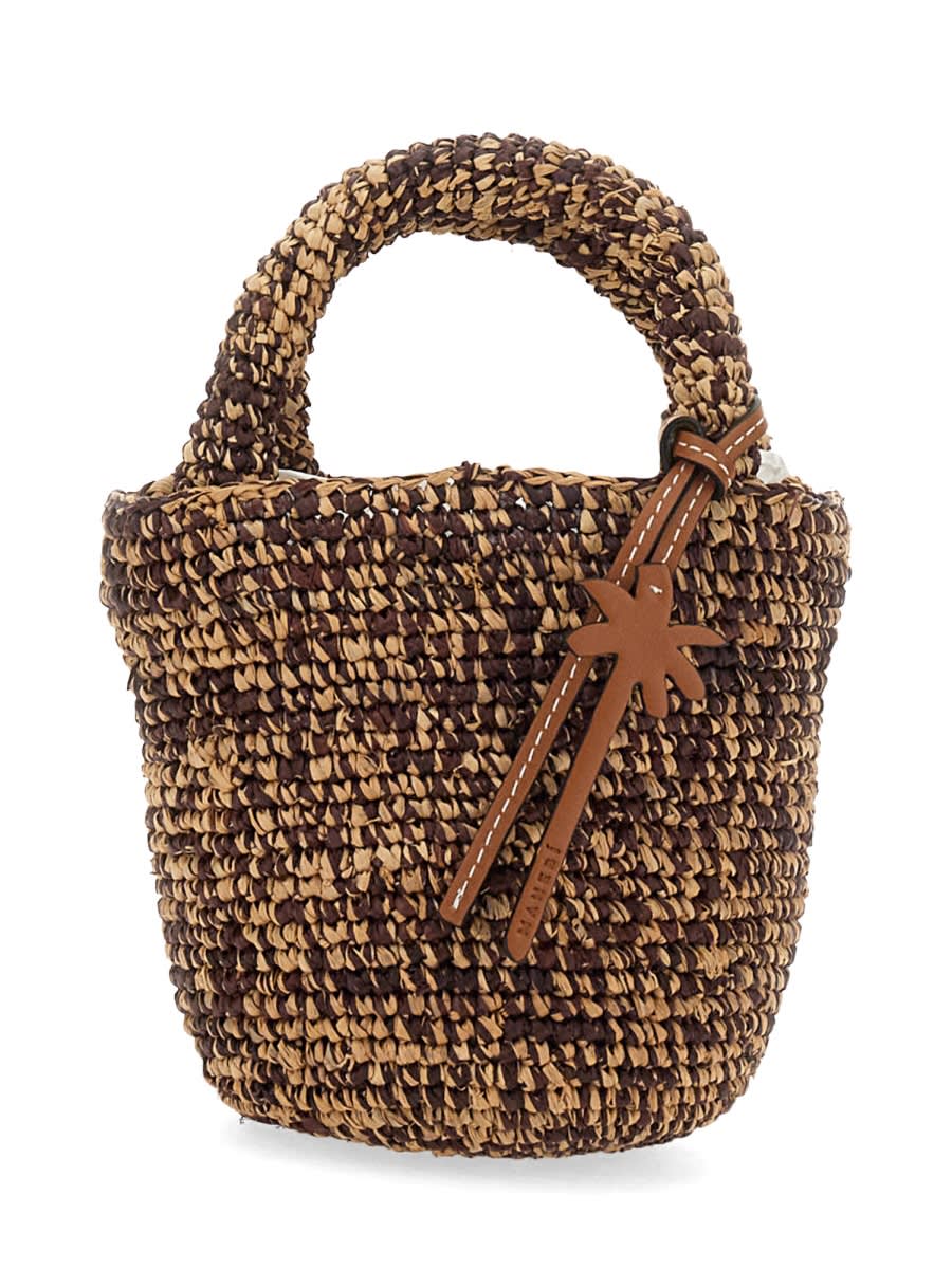 Shop Manebi Mini Summer Bag In Brown