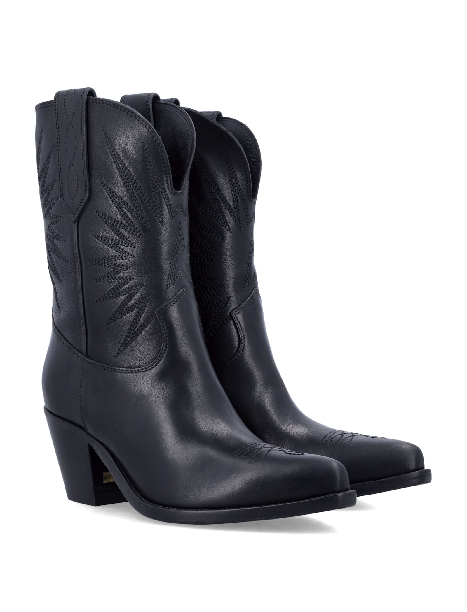 Golden Goose Low Wish Star Boots In Black