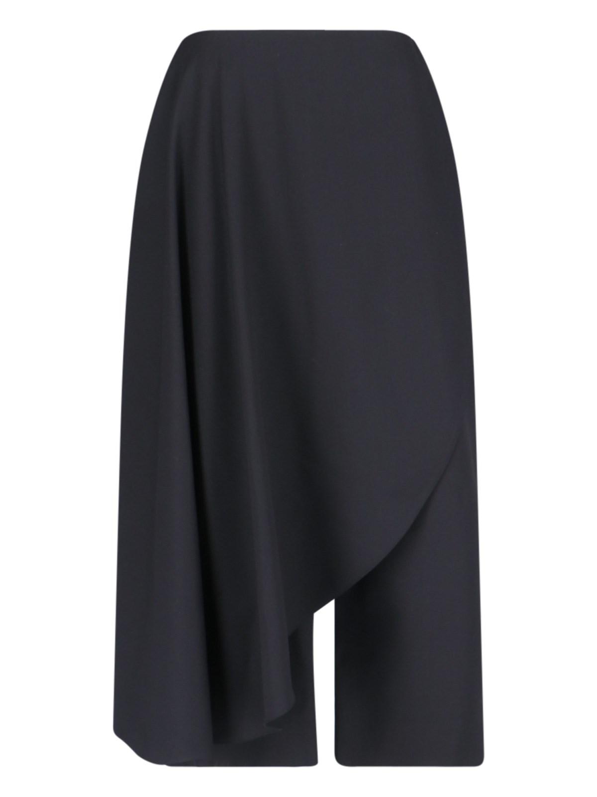 Shop Alaïa Asymmetrical Skirt In Black