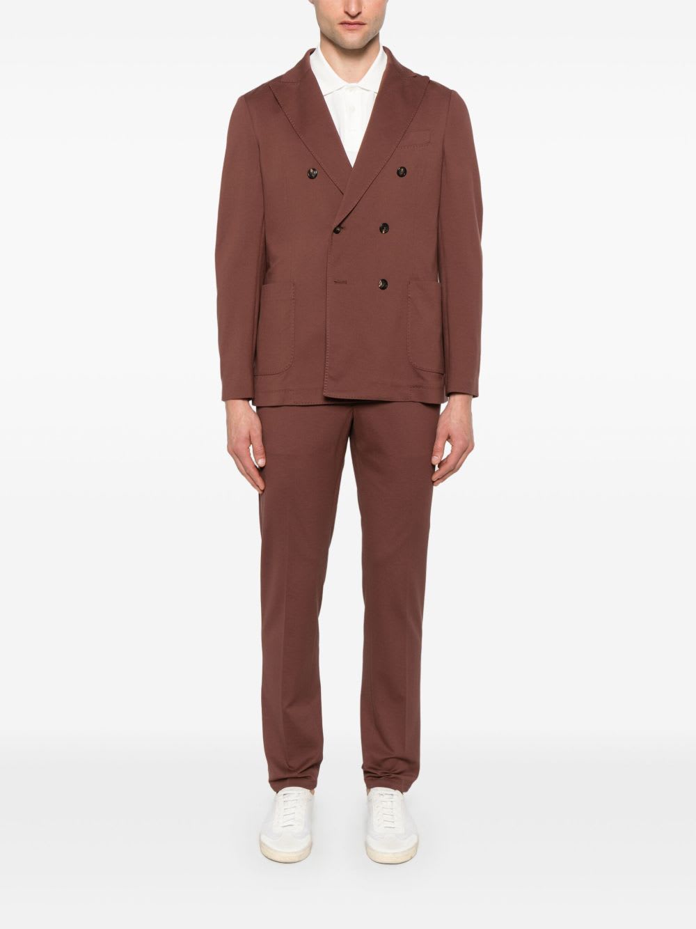 Circolo 1901 Cotton Trousers In Brown