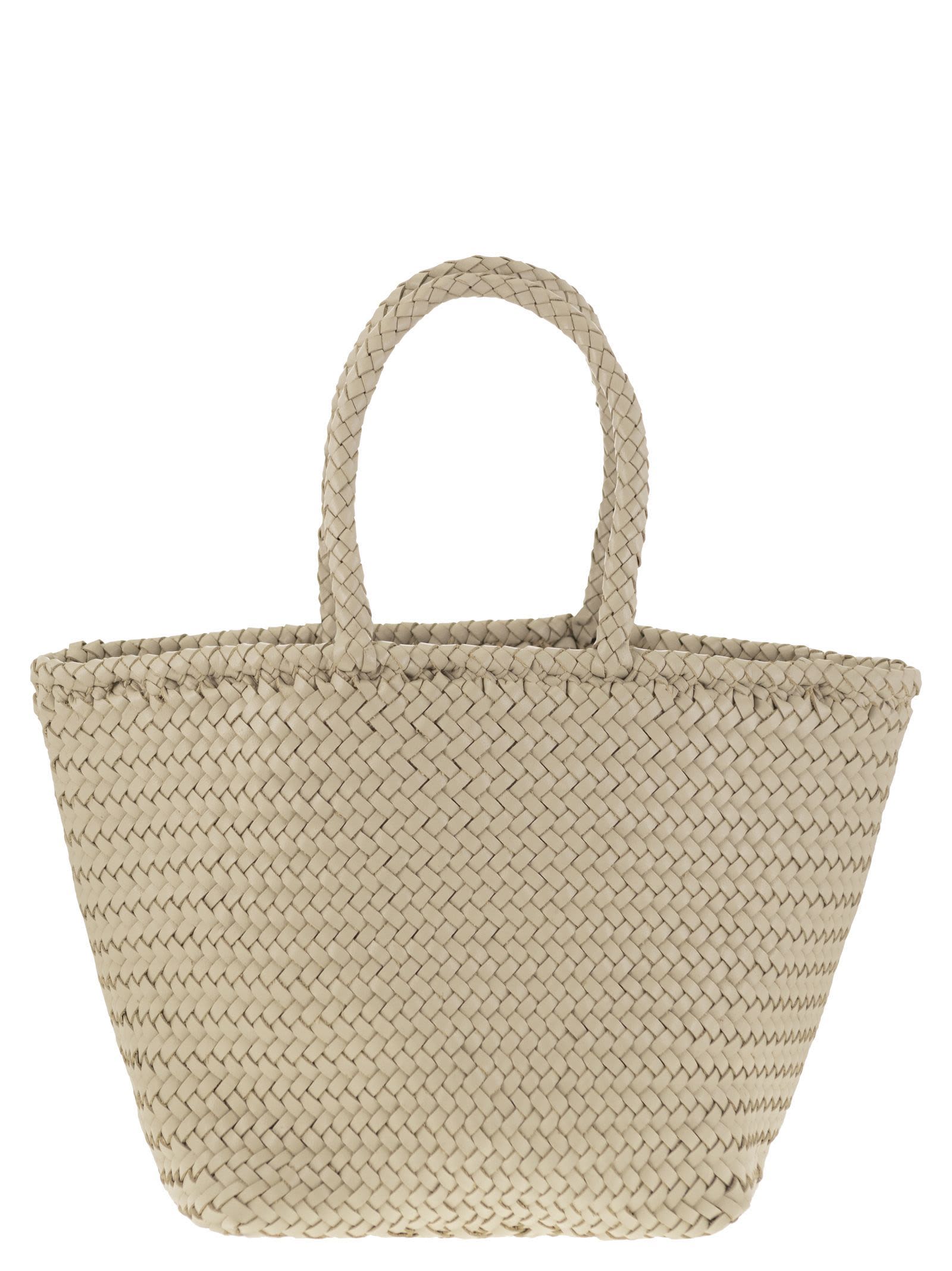 Grace Basket Small - Woven Leather Bag