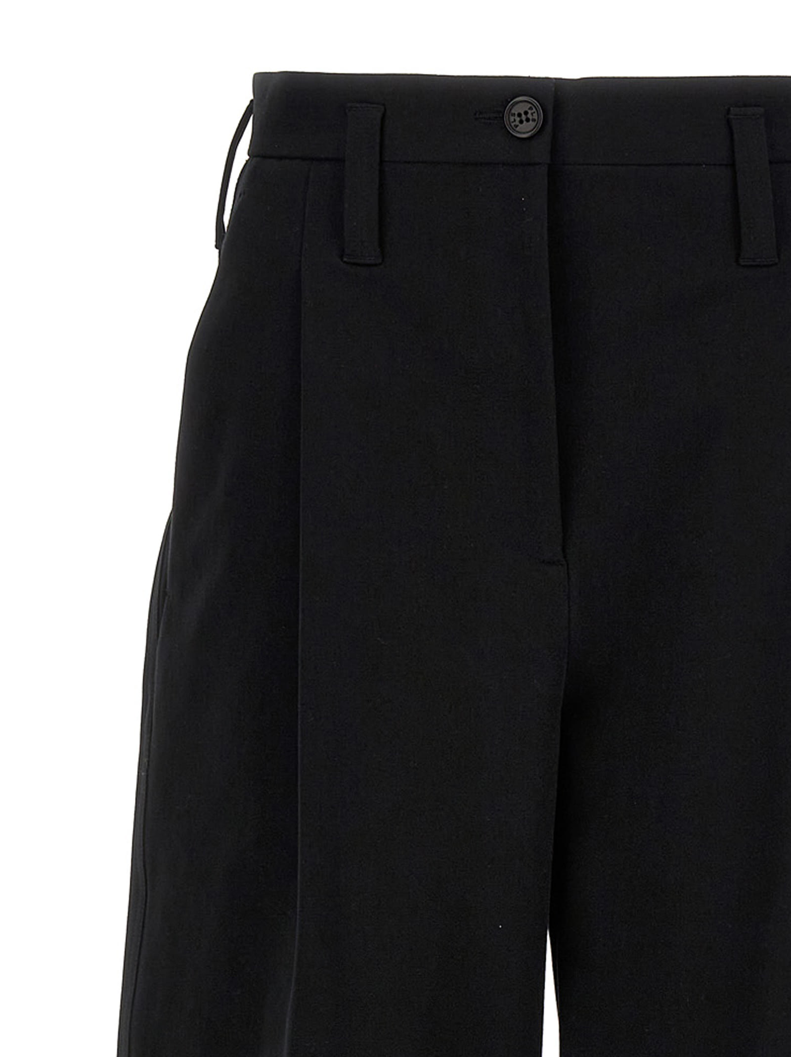 Shop Philosophy Di Lorenzo Serafini Front Pleat Trousers In Black