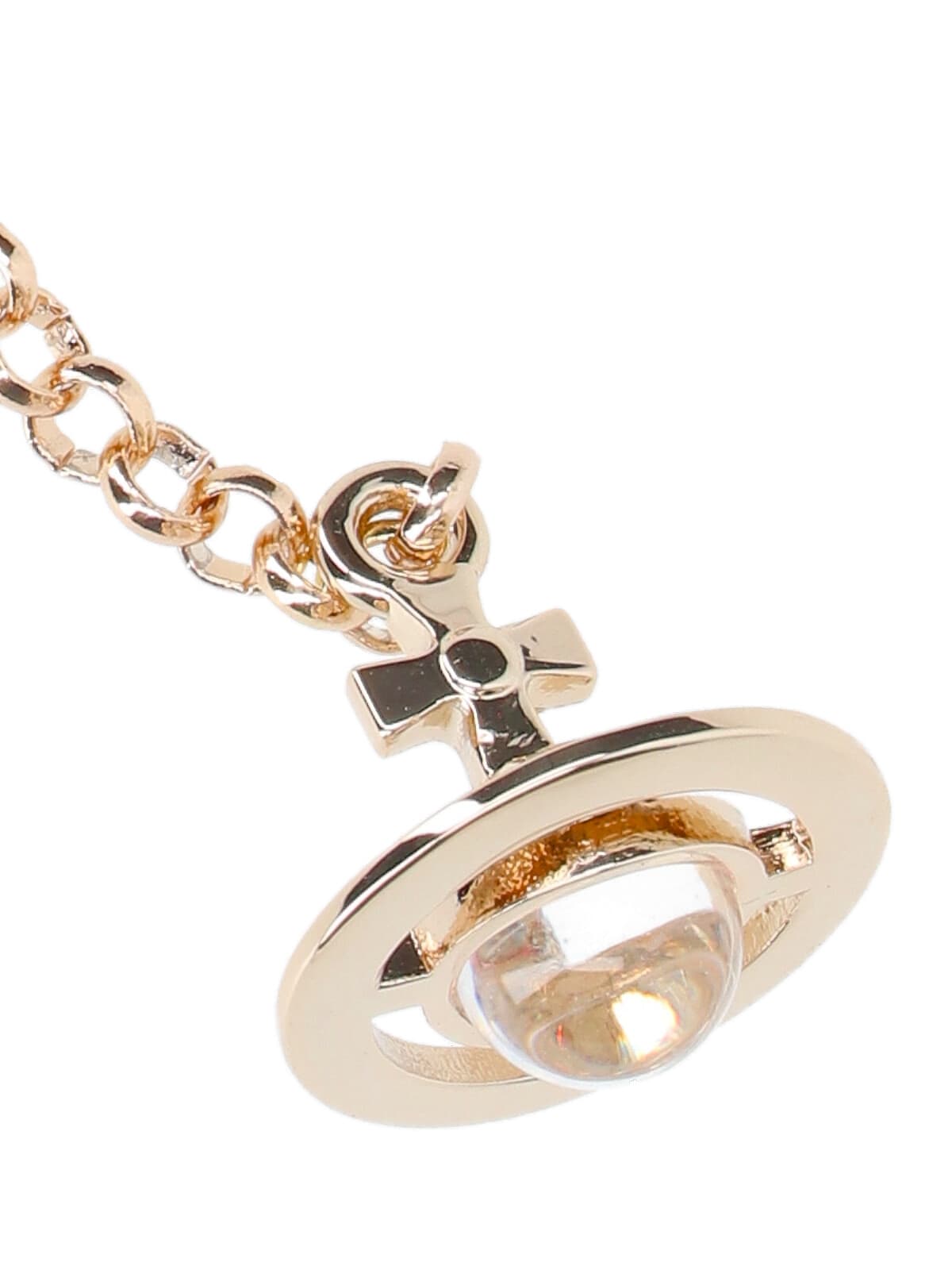 Vivienne Westwood "orb" Keyring In Gold