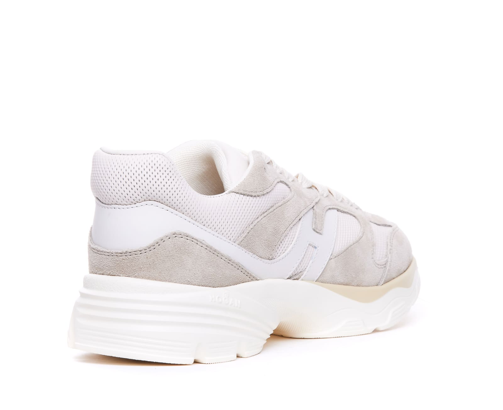 Shop Hogan H665 Sneakers In Beige