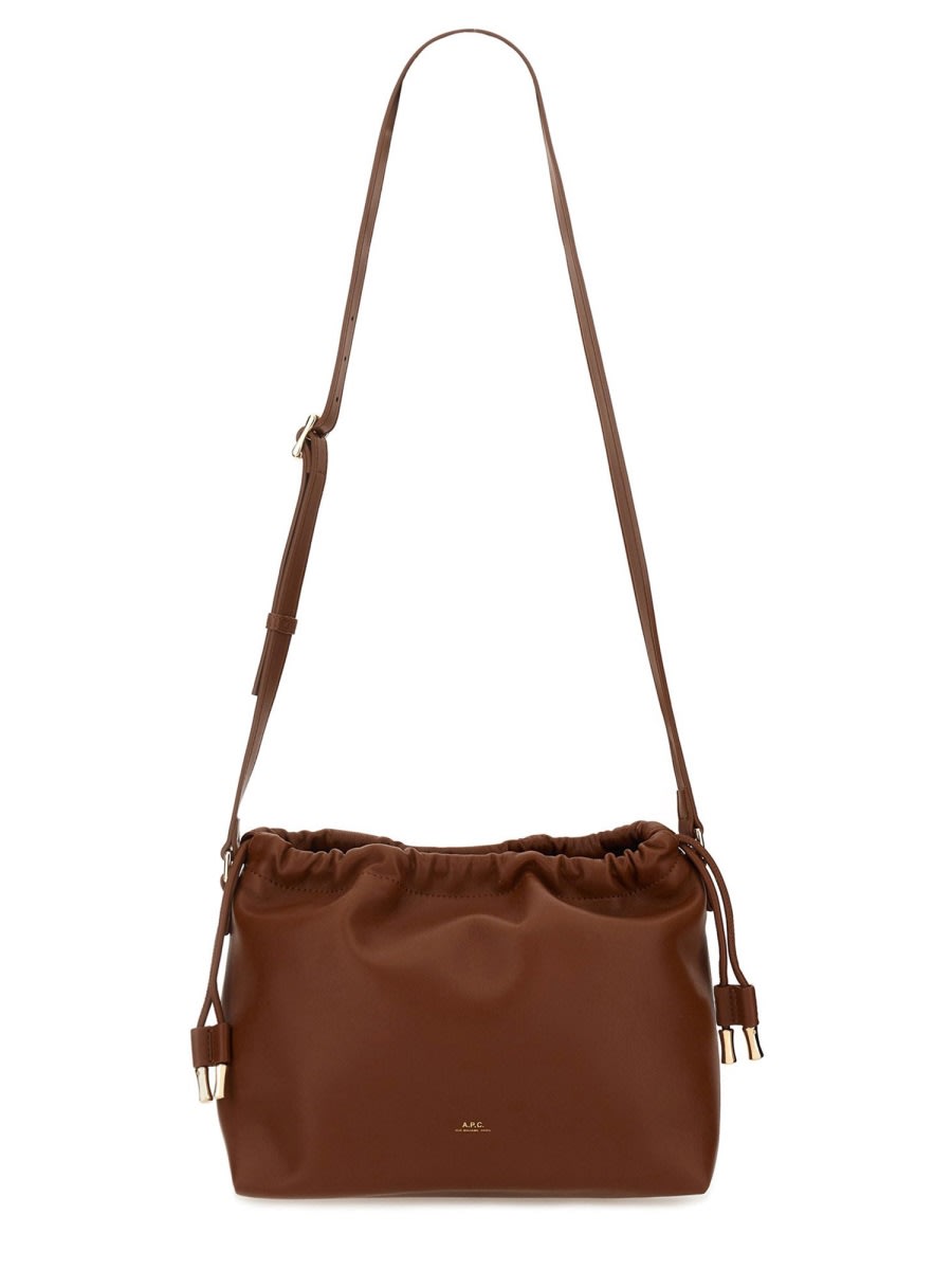 Apc Shoulder Bag Ninon In Brown