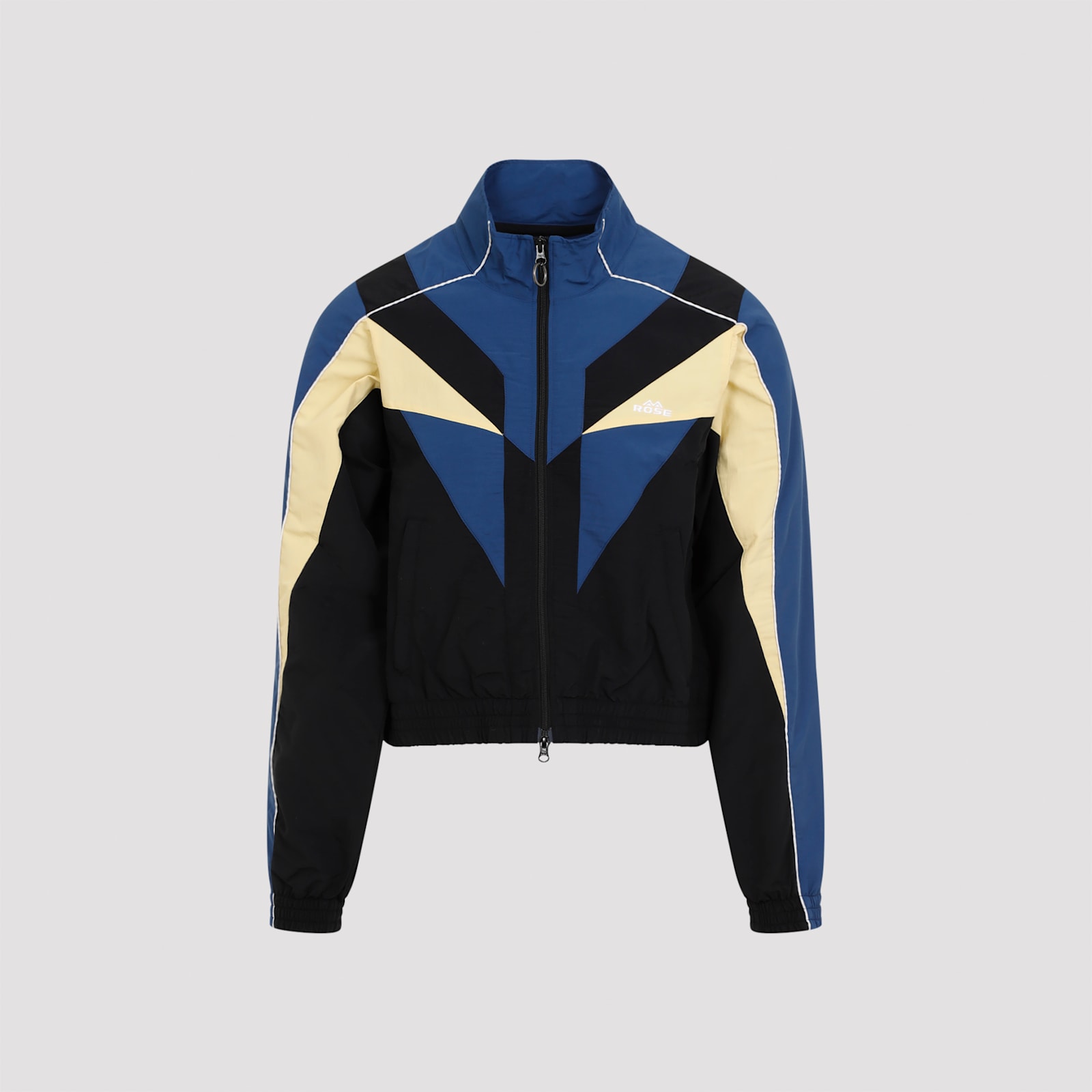 Shop Martine Rose Shrunken Track Jacket In Blkylw Black And Yellow