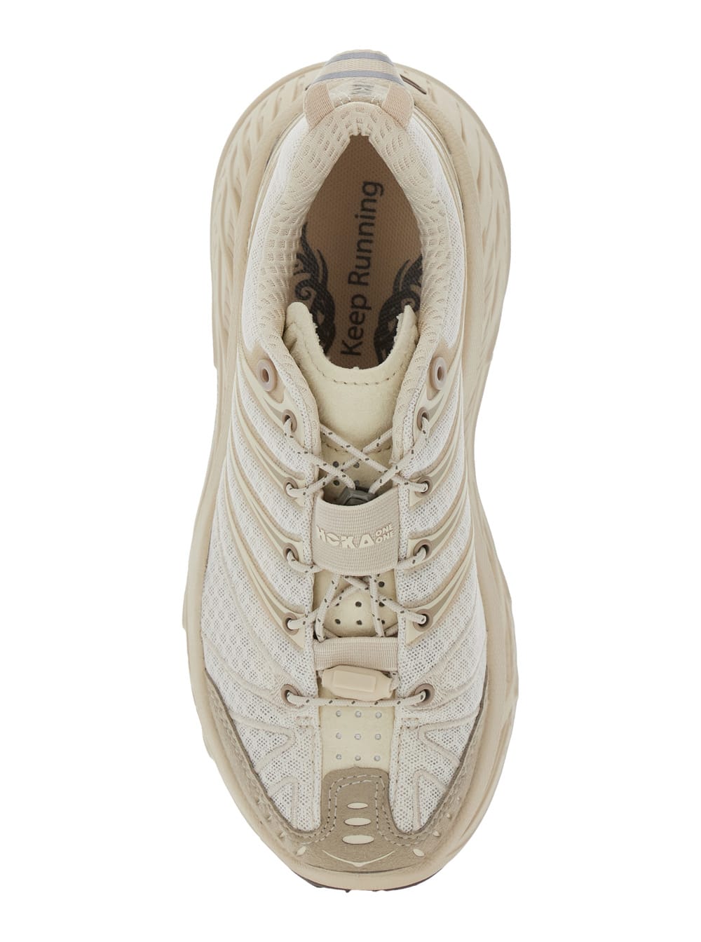 Hoka Stinson Evo Og Rubber-trimmed Mesh Trail Running Sneakers In Neutral
