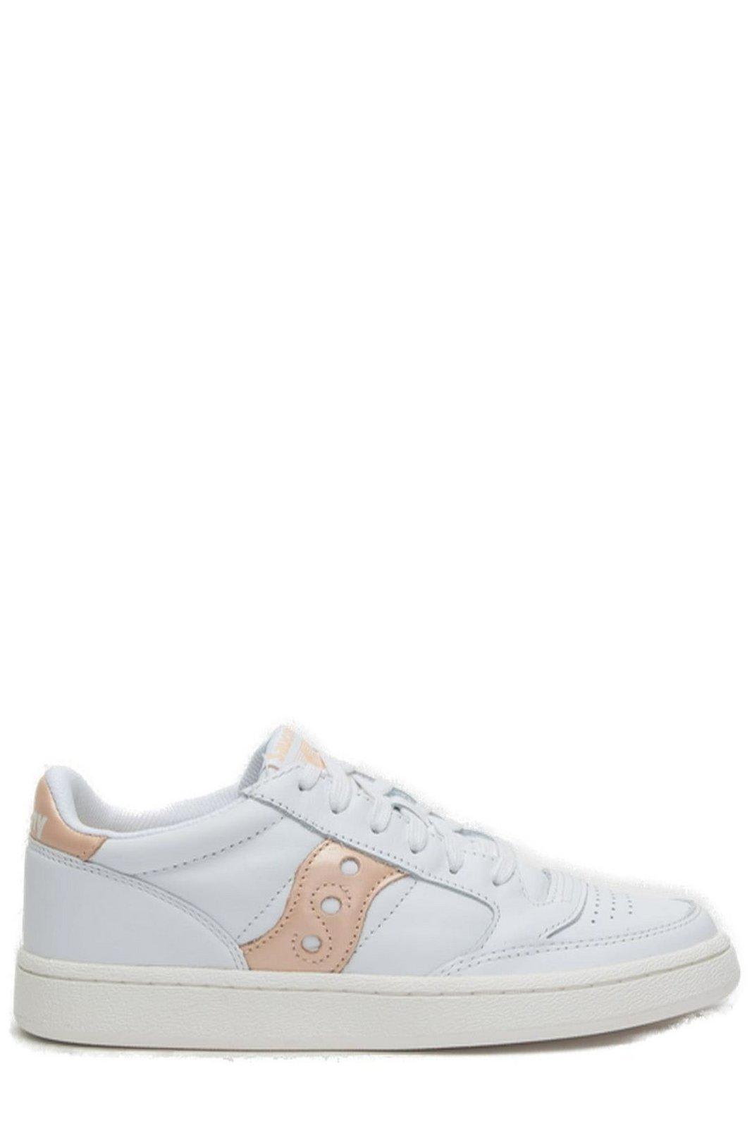 Shop Saucony Jazz Court Lace-up Sneakers In White