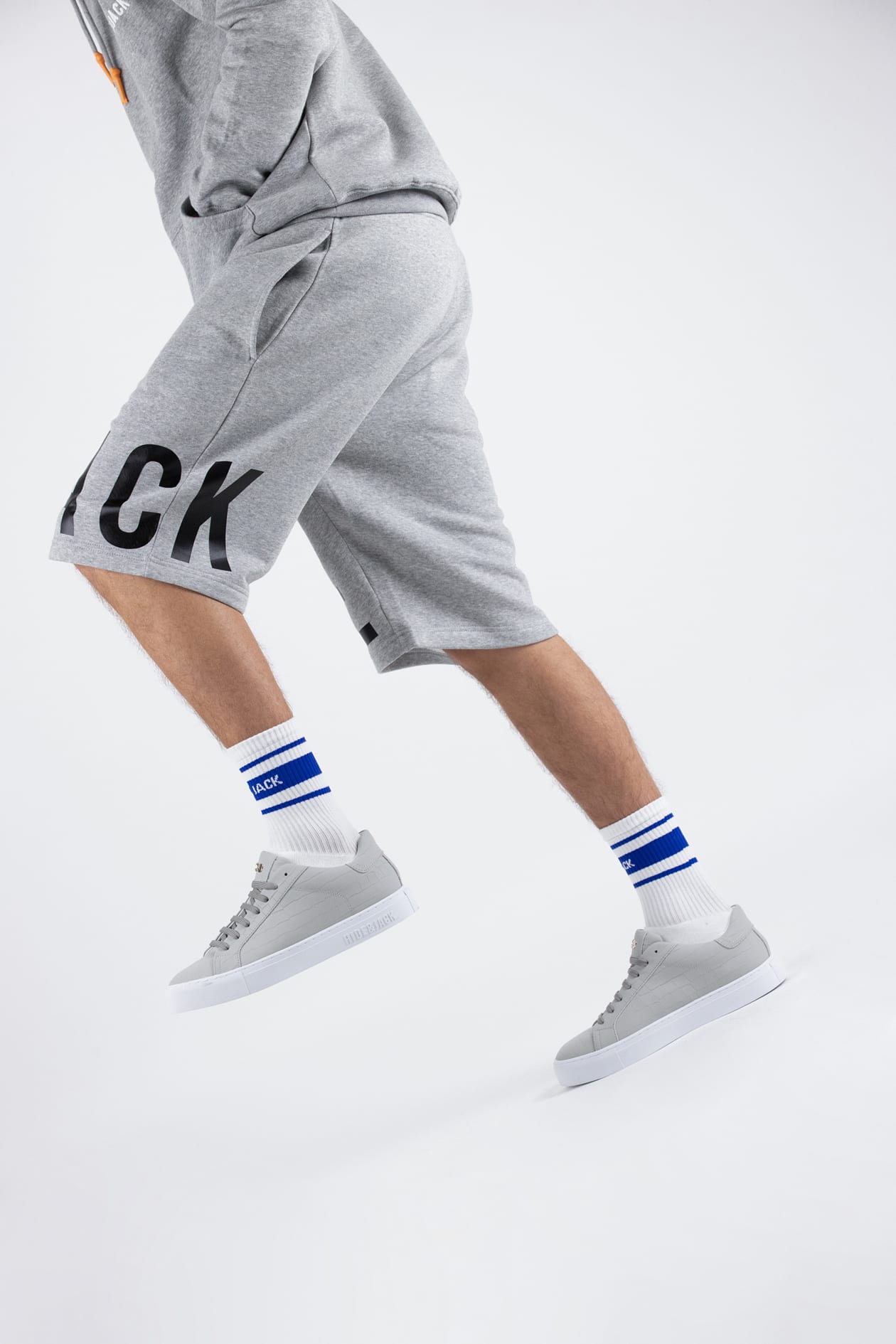 Hide & Jack Sporty Shorts Grey