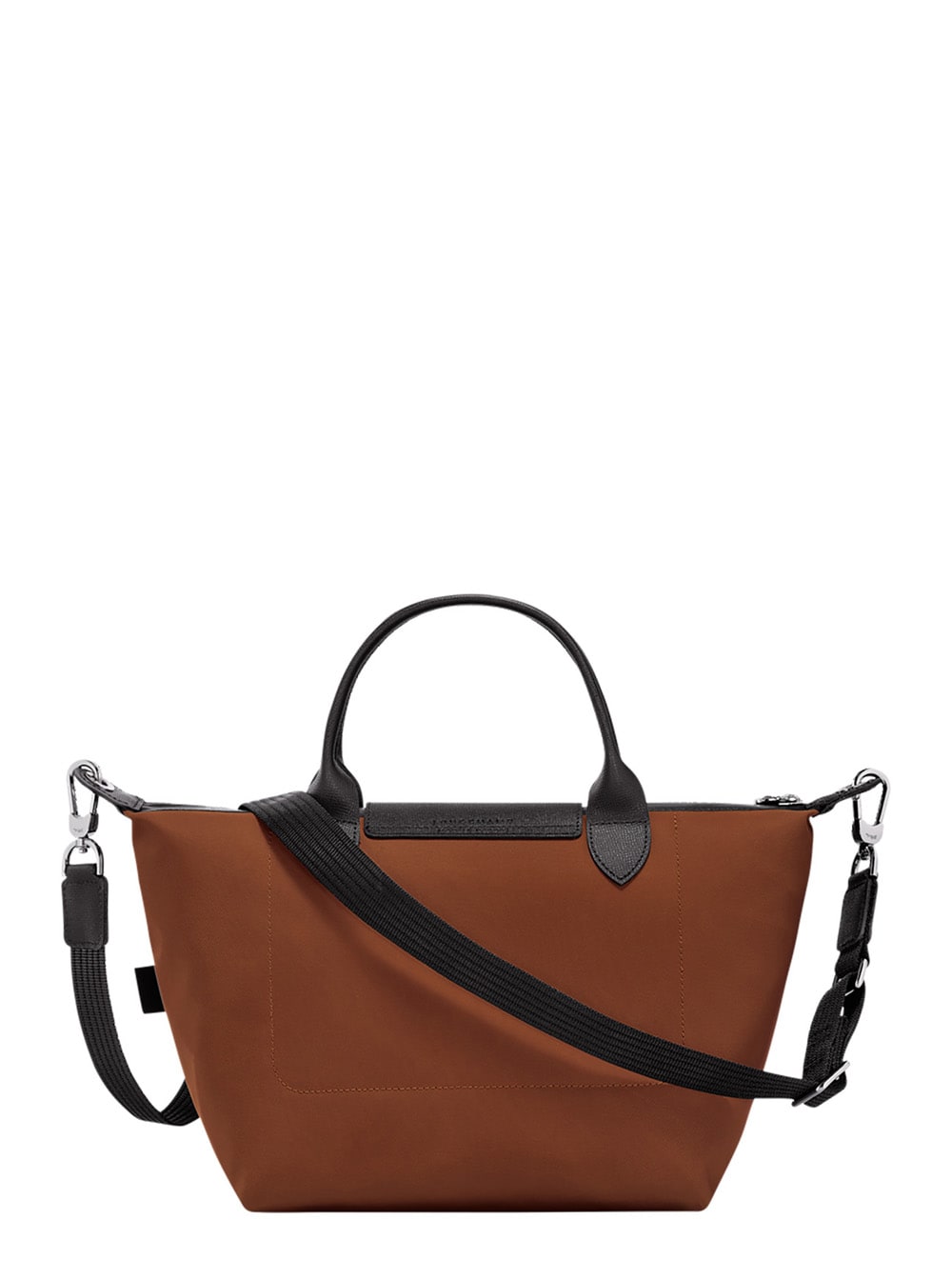 Longchamp Silk Tote Bags In Brown