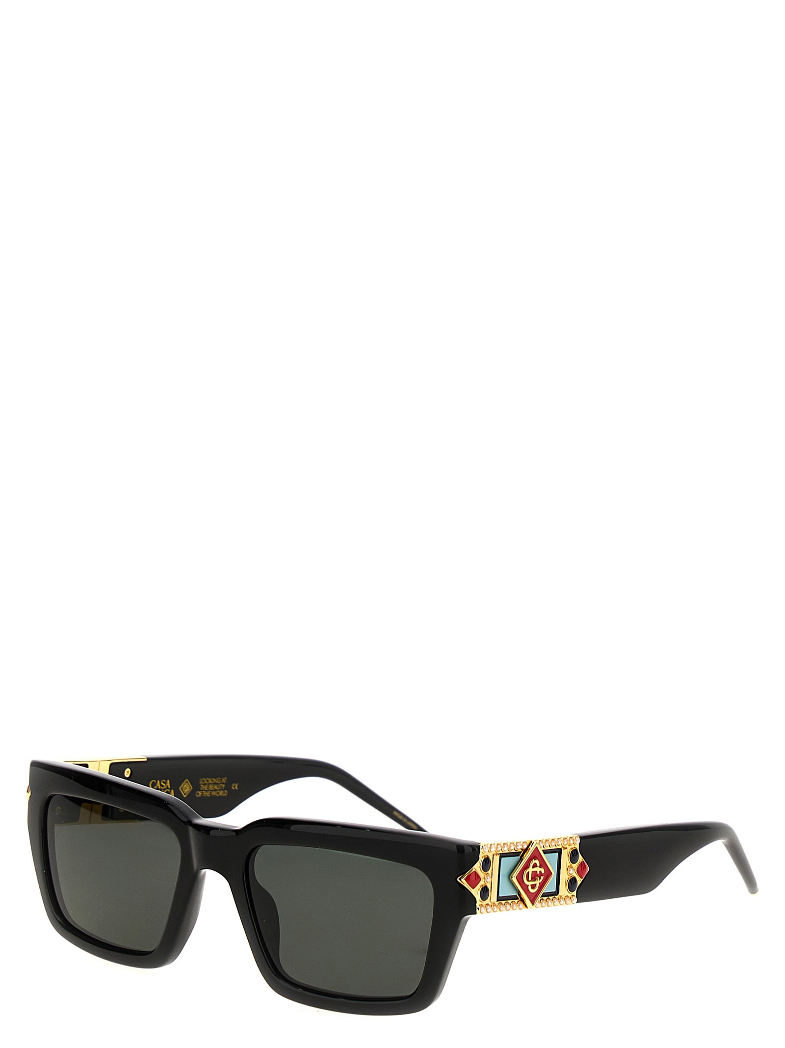 CASABLANCA THE BLACK SQUARE METOPE SUNGLASSES