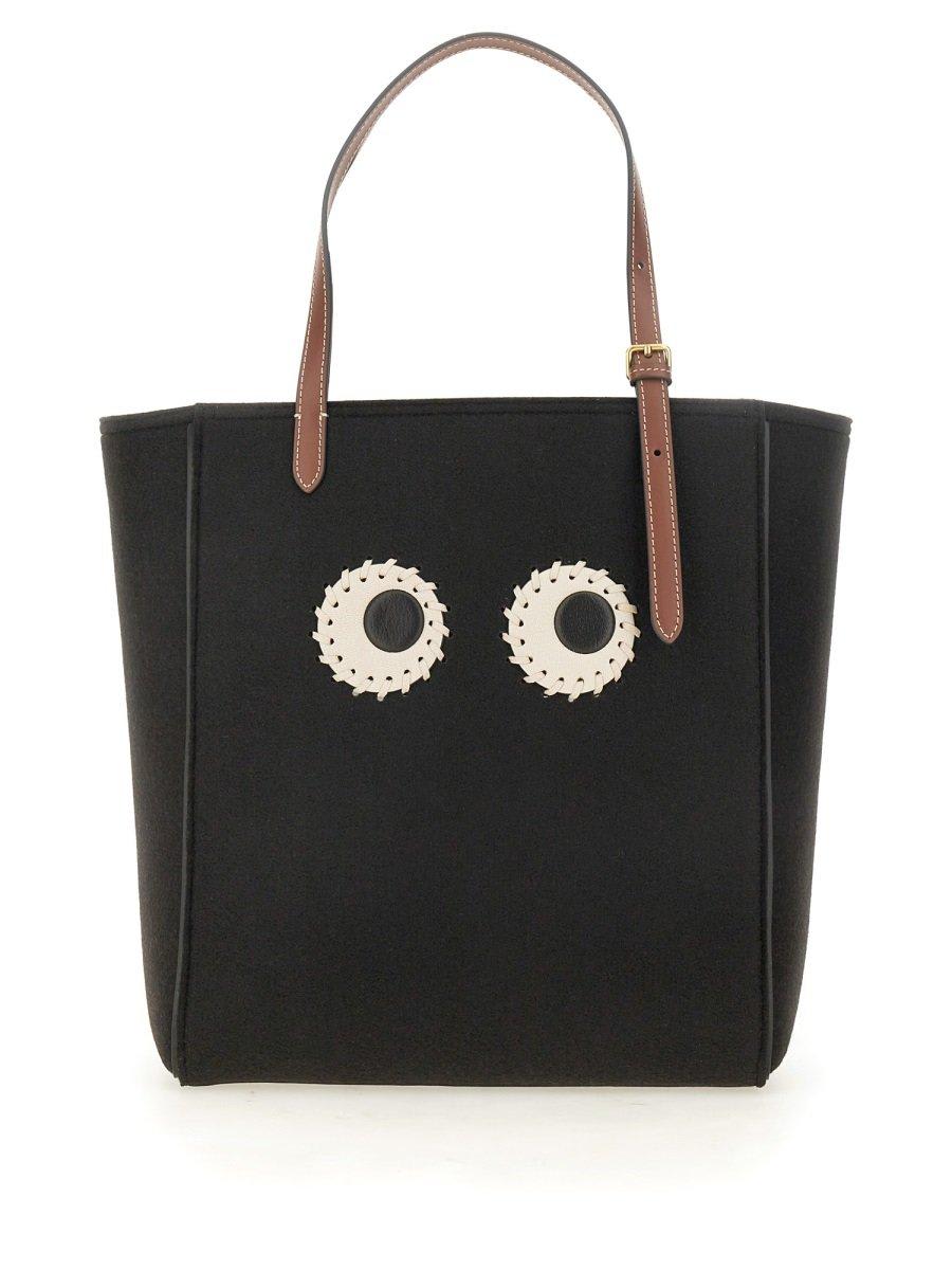 Small N/s Eyes Felt Tote Bag