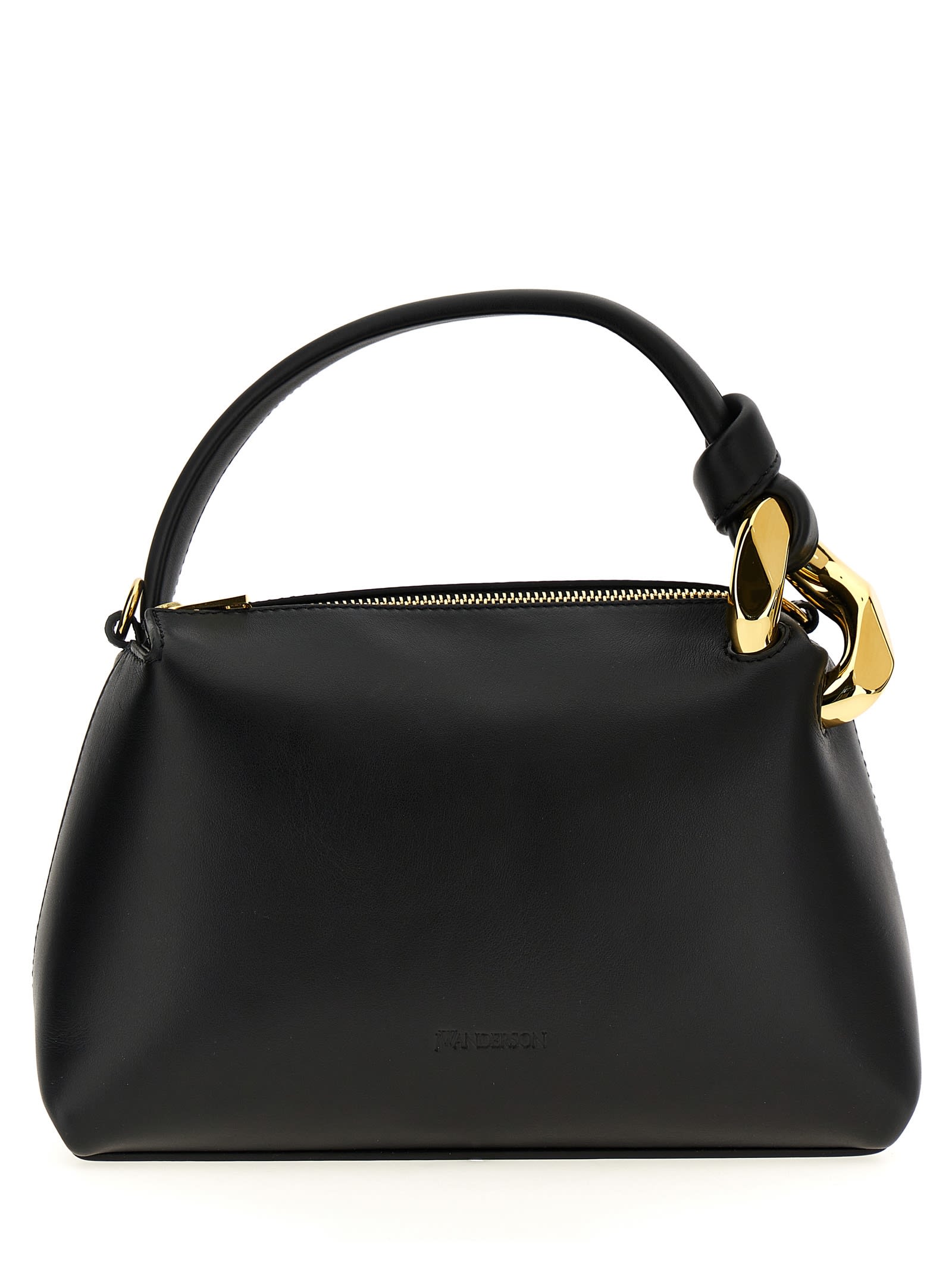 Shop Jw Anderson Jwa Corner Small Handbag In Black