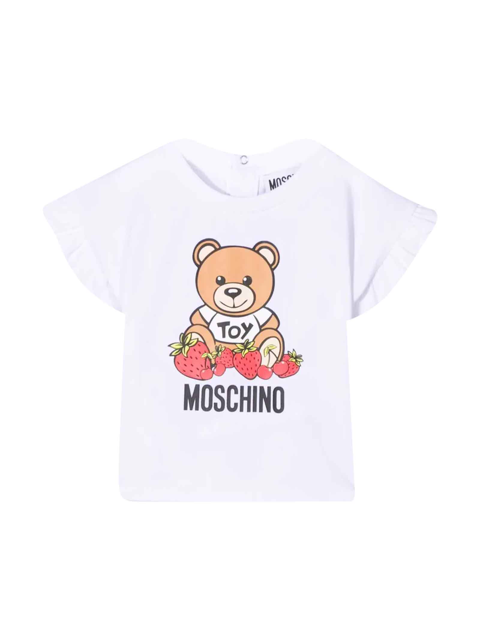 Moschino Unisex Newborn T-shirt