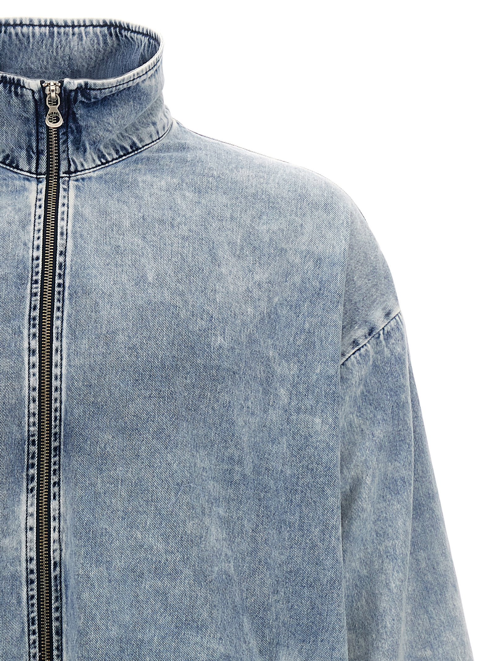 Shop Diesel D-krap-s1 Jacket In Light Blue