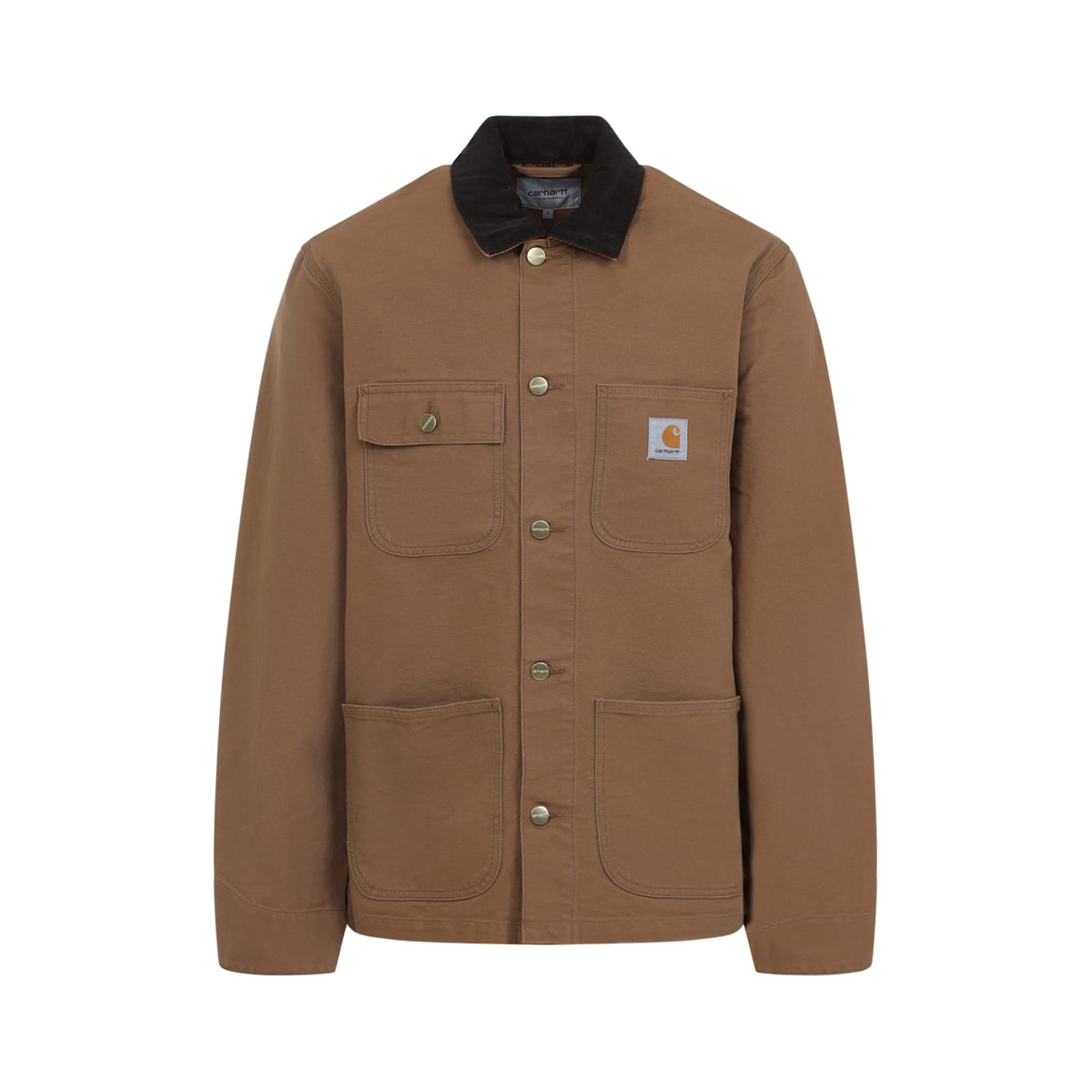 Carhartt Work In Progress Michigan Canvas Coat In Brown