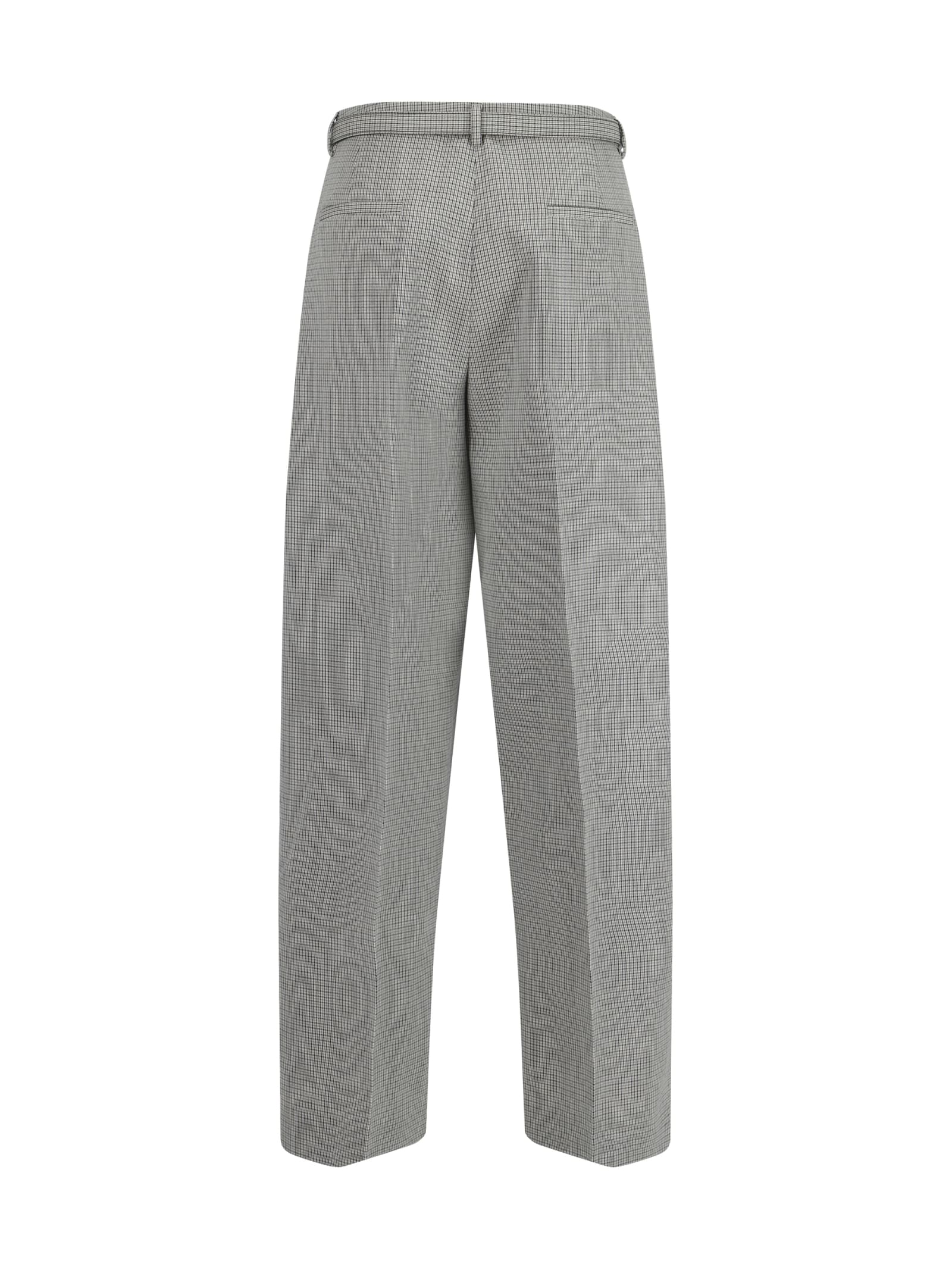 Shop Jil Sander Pants In Grey Scale