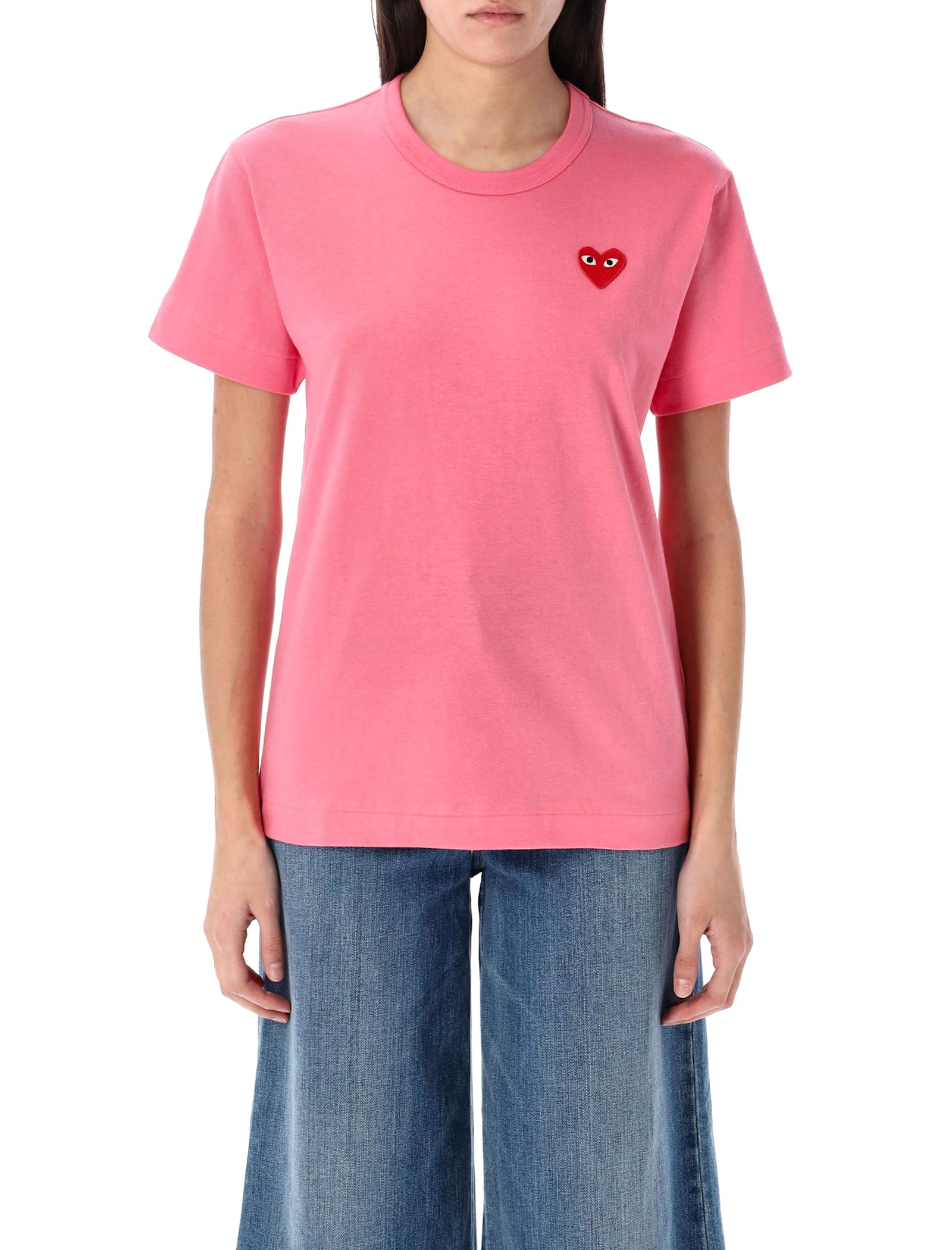 Comme des Garçons Play Red Heart Patch T-shirt