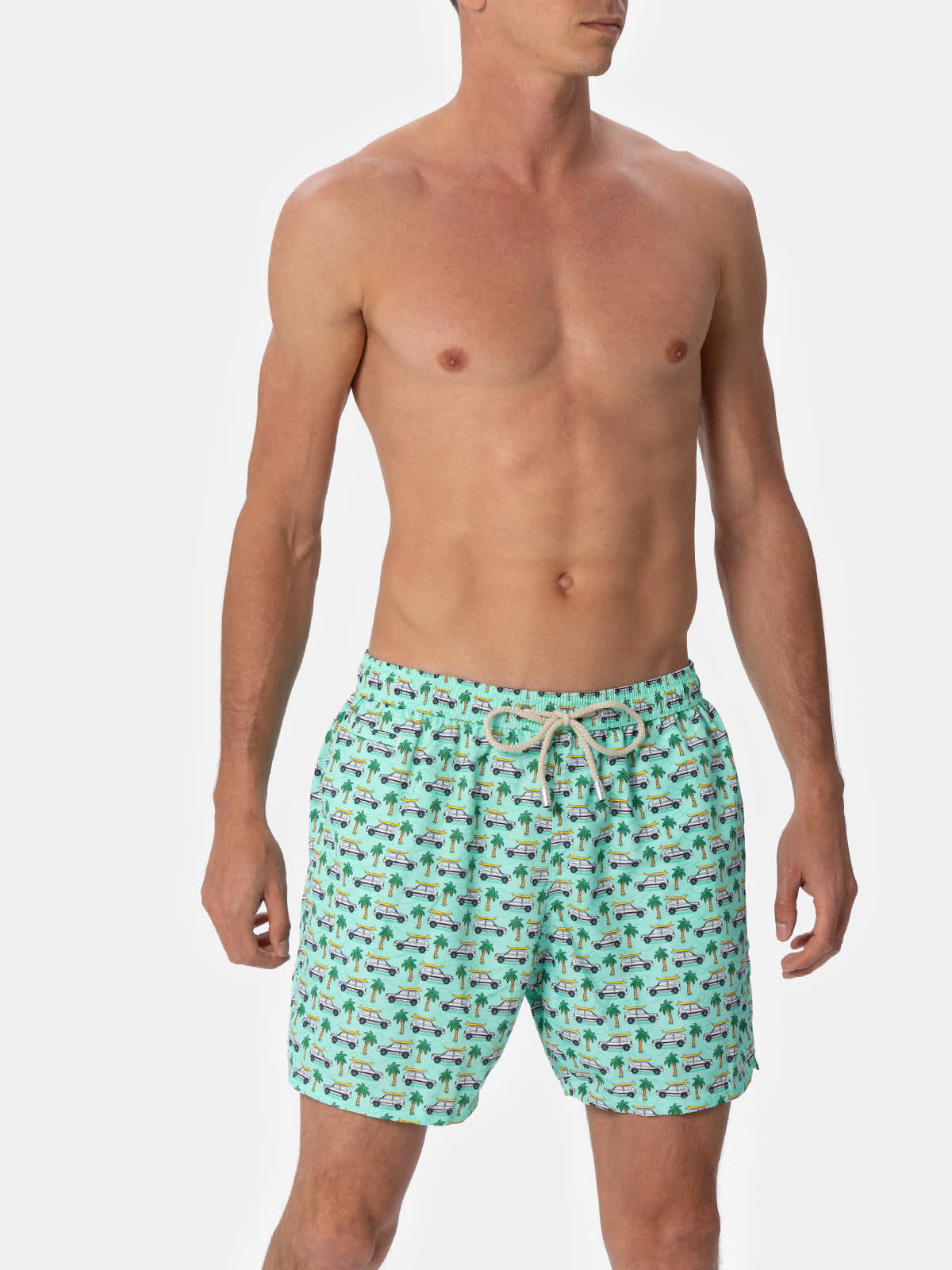 Mc2 Saint Barth Swimming Shorts In Green