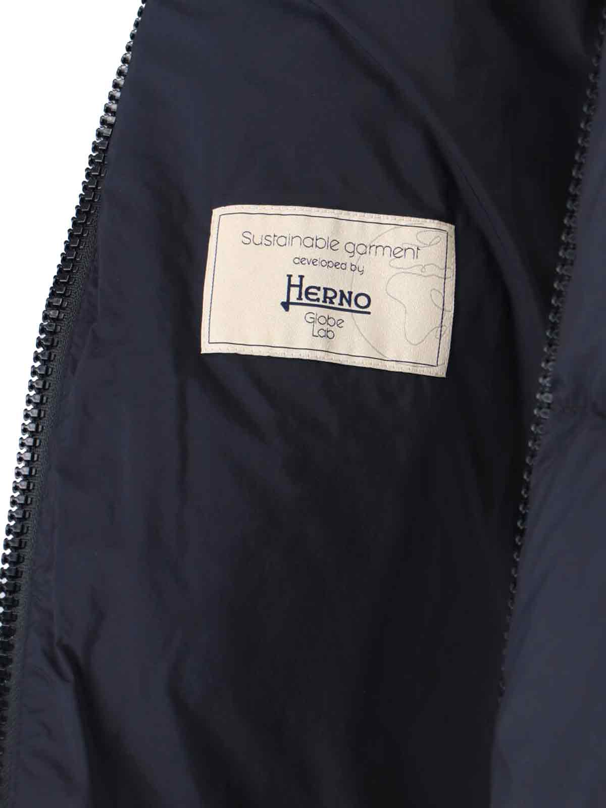Herno A-shape Down Jacket In Black