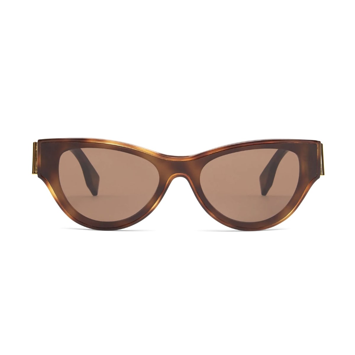 Shop Fendi Fe40135i 53e Sunglasses In 53e - Havana