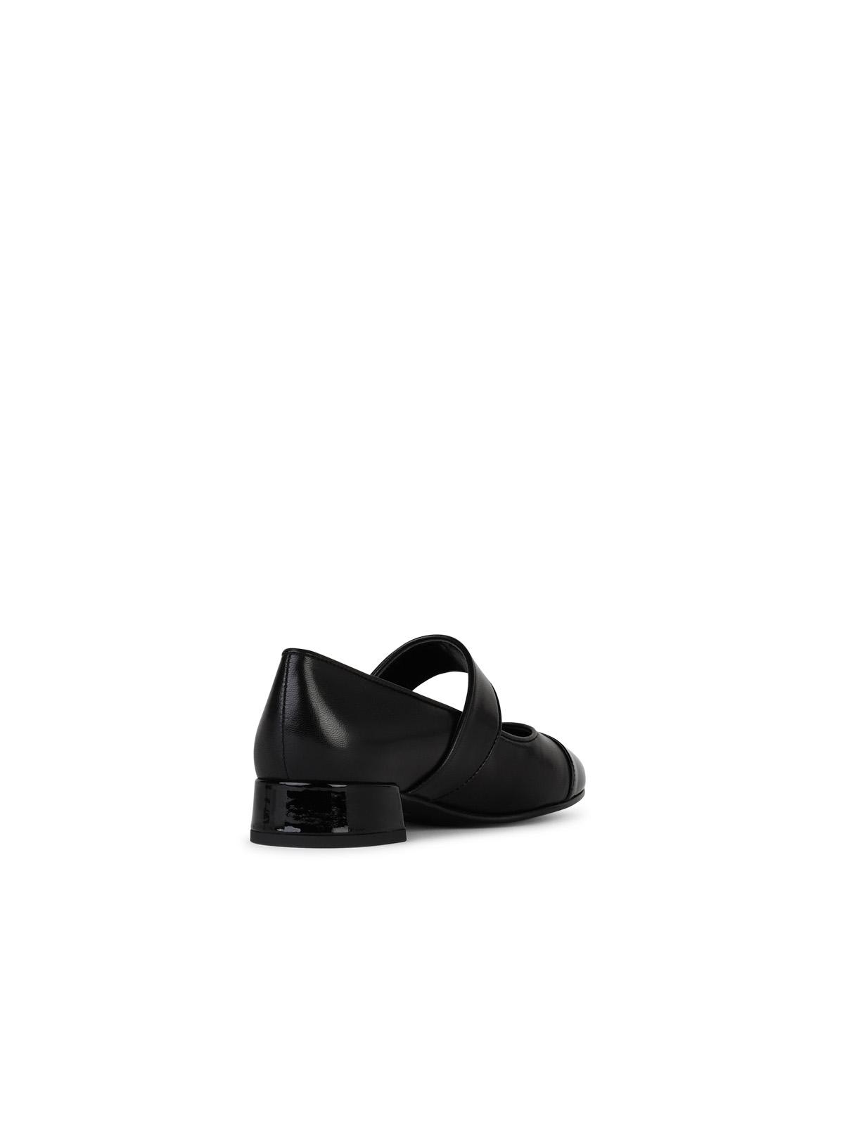 Shop Tory Burch Mary Jane Black Leather Ballet Flats