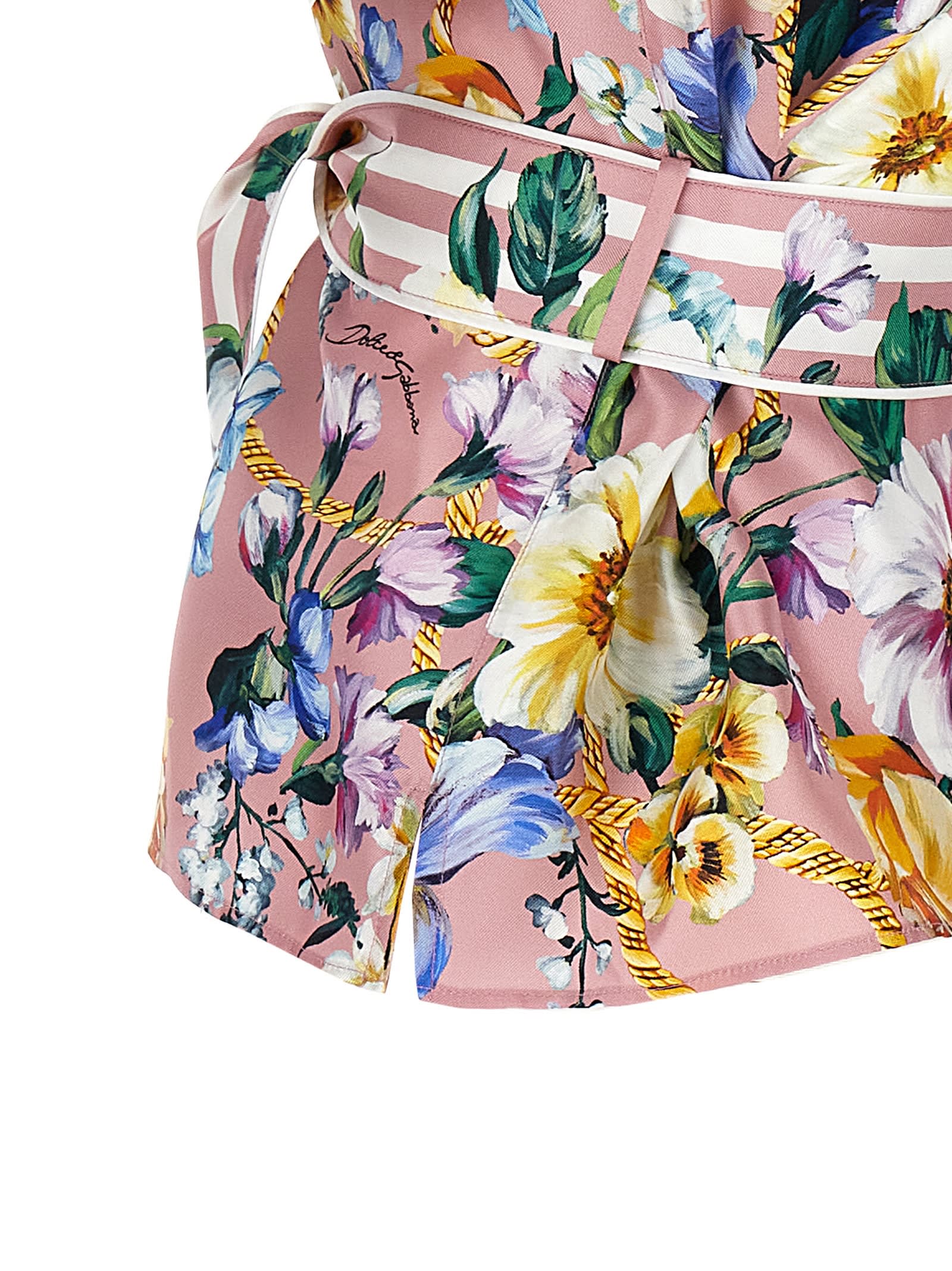 DOLCE & GABBANA FLORAL SHIRT