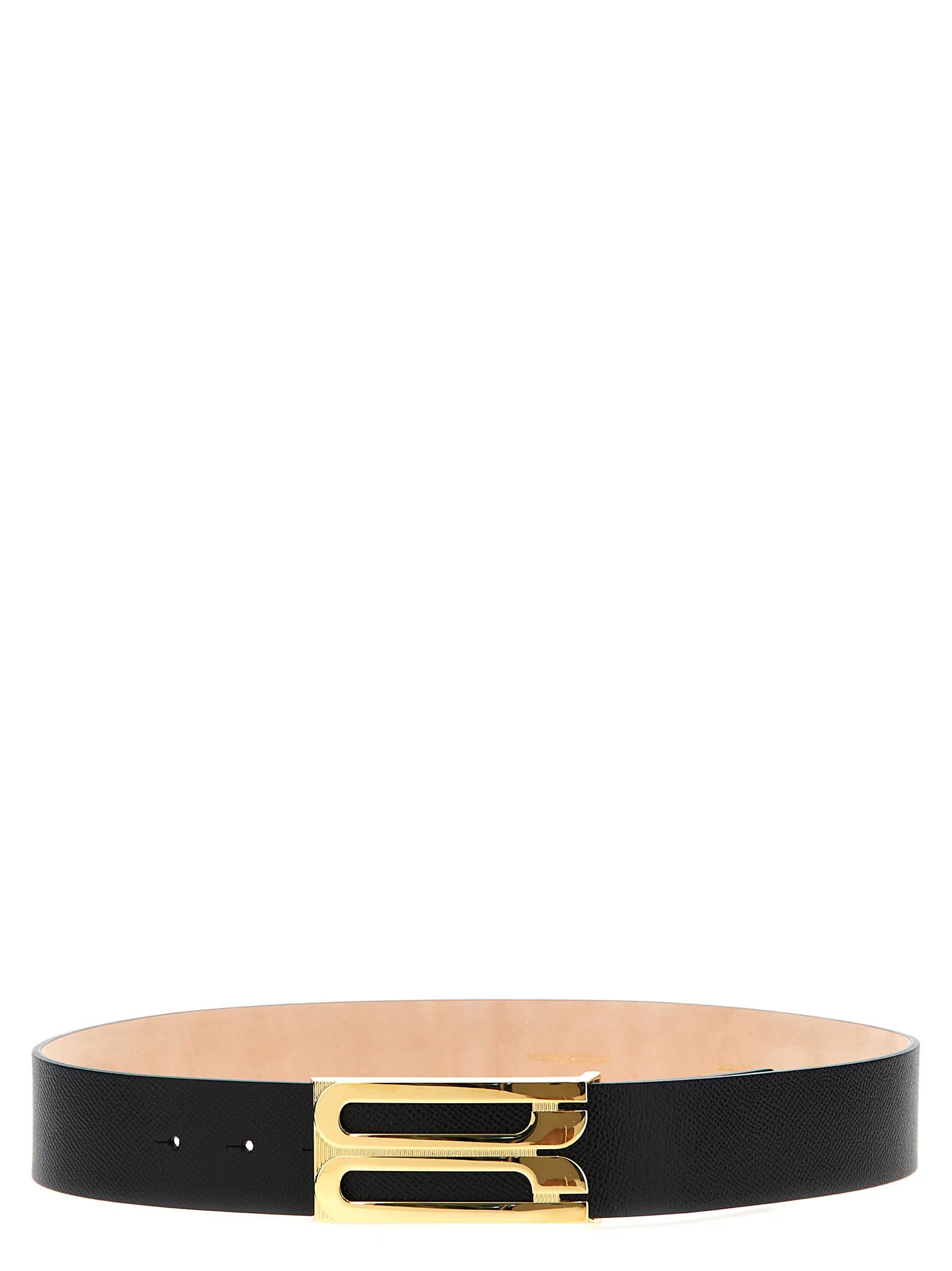 Shop Victoria Beckham Jumbo Belt In Black