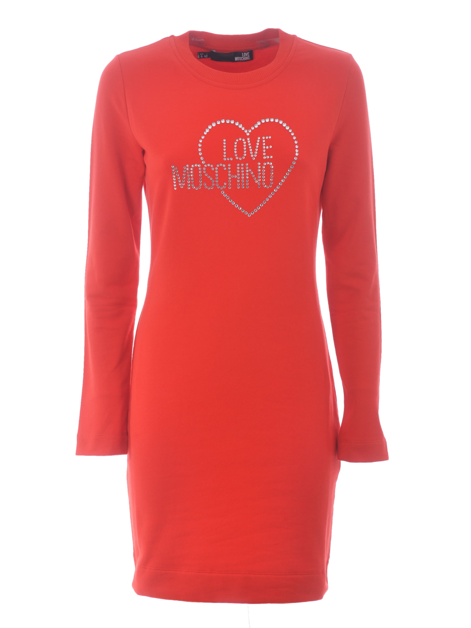 Love Moschino Dress / Sweatshirt In Stretch Cotton
