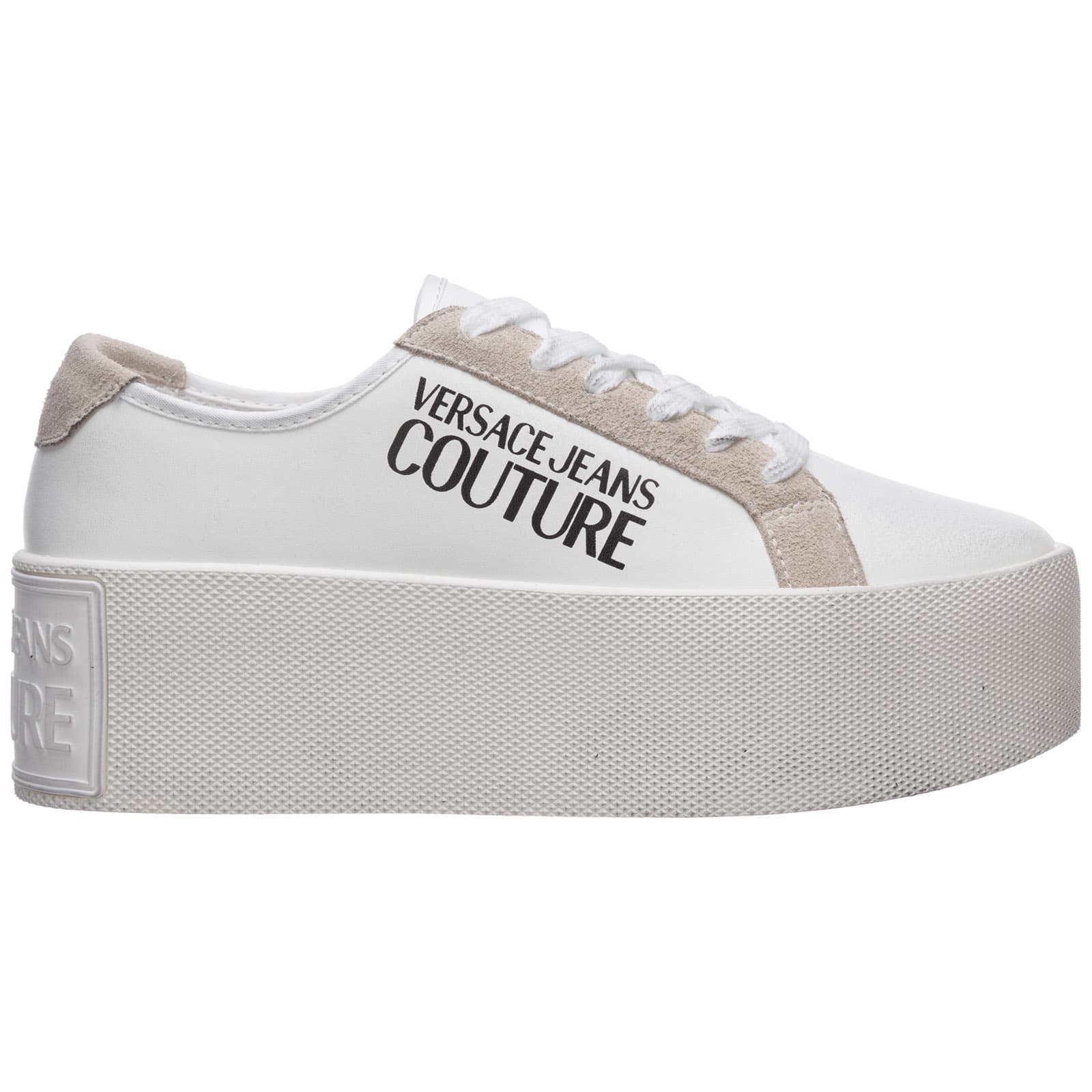VERSACE JEANS COUTURE PURO LINO WEDGE SNEAKERS,11274071
