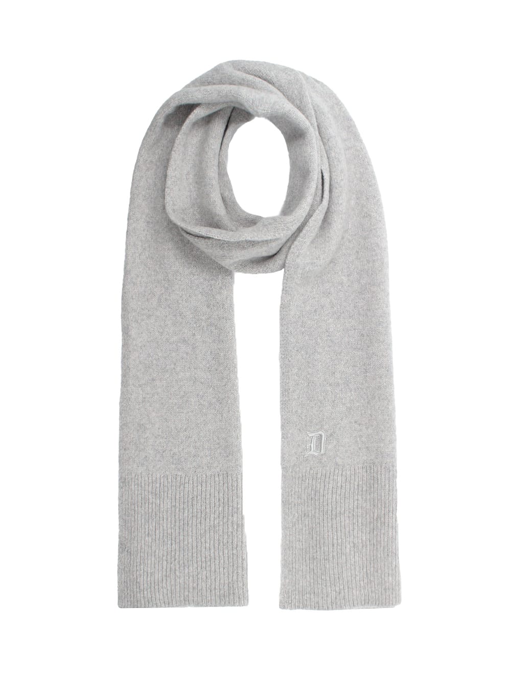 Shop Dondup Scarf In Grey