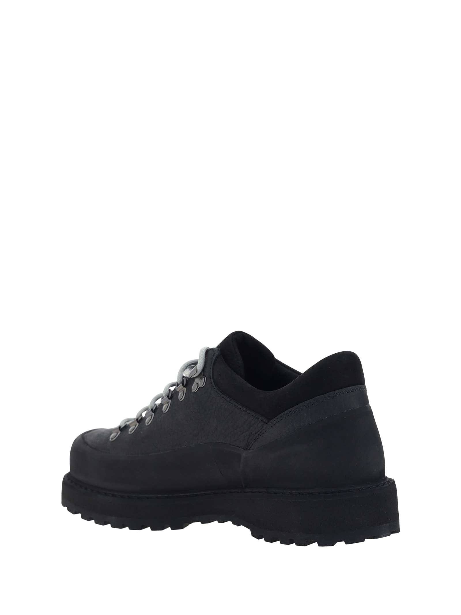 Diemme Cornaro Gomma Ankle Boots In Black