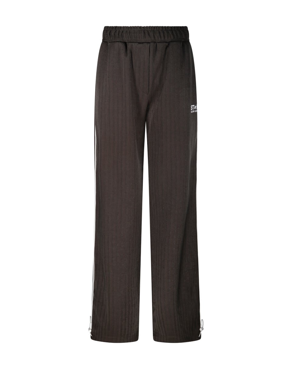 GOLDEN GOOSE LOGO PRINTED TRACK TROUSERS 